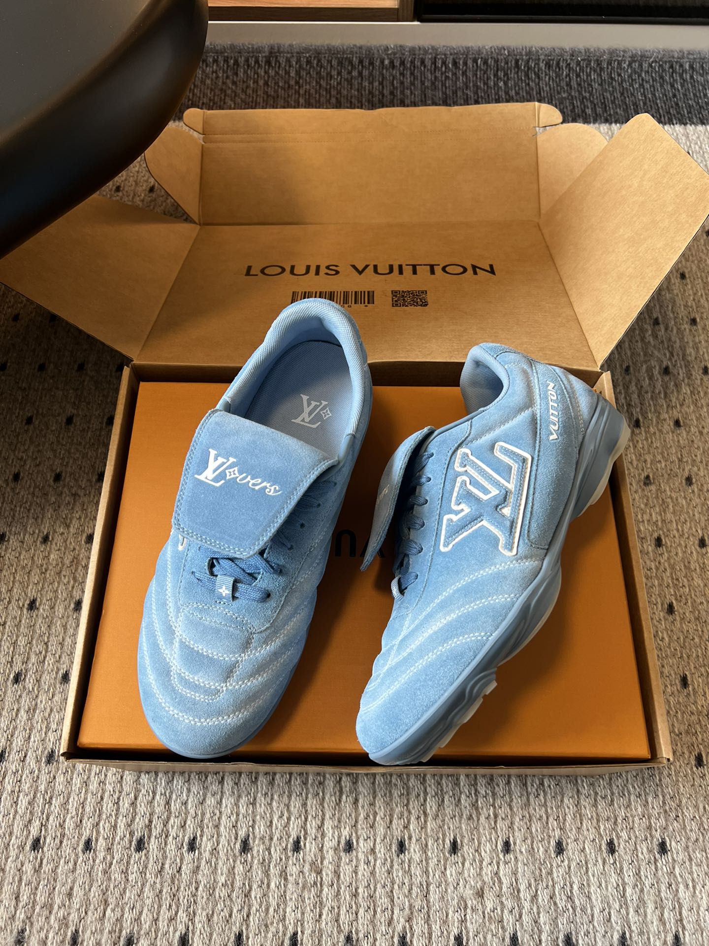 Bagsaaa LV Footprint Soccer Blue