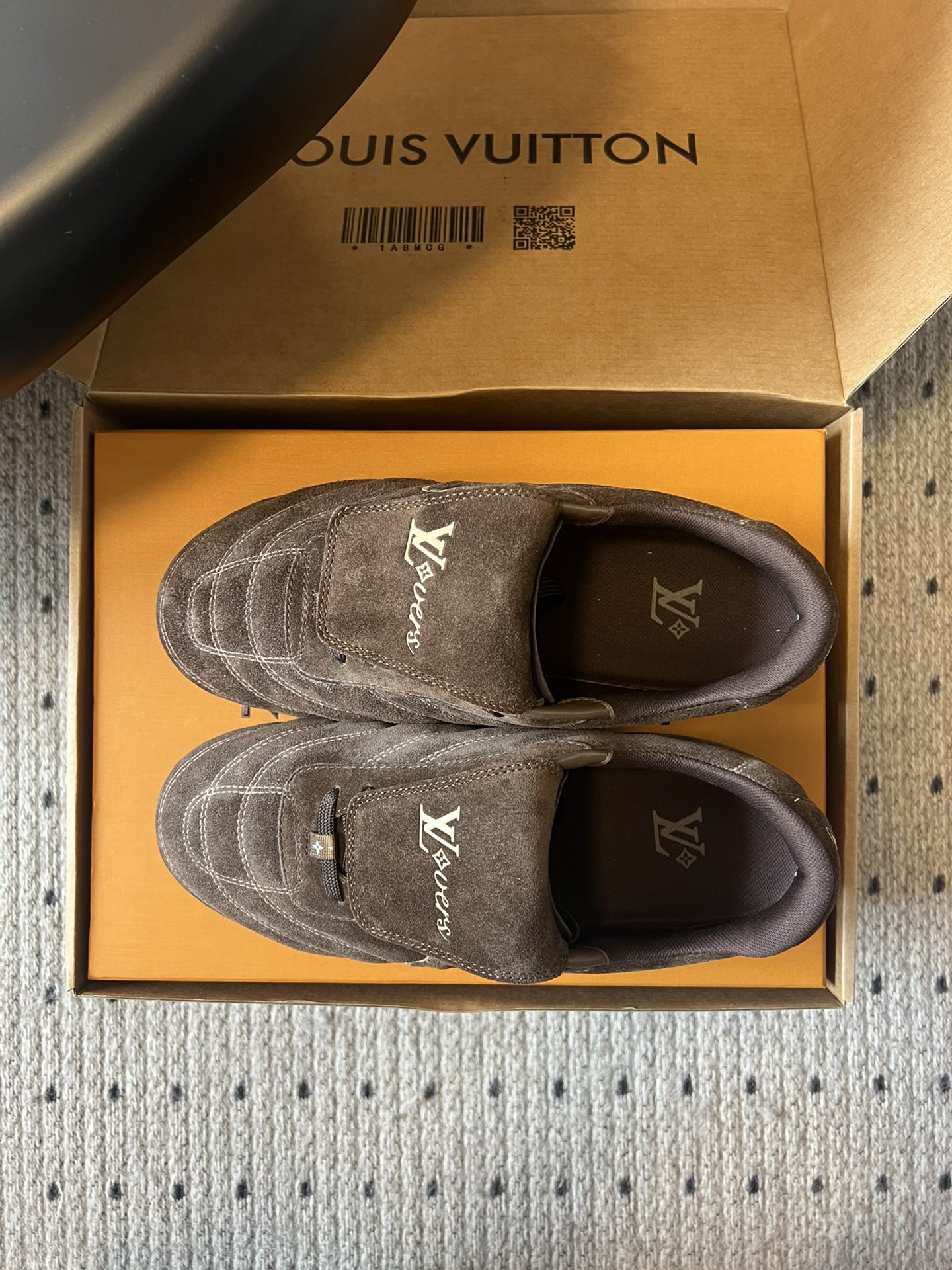 Bagsaaa LV Footprint Soccer Brown