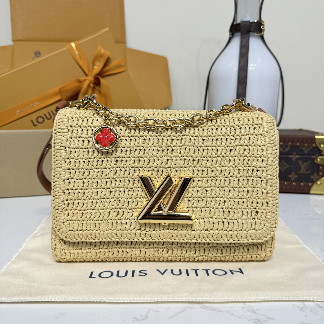 Bagsaaa LV M14309 Twist PM Slim Raffia - 19cm