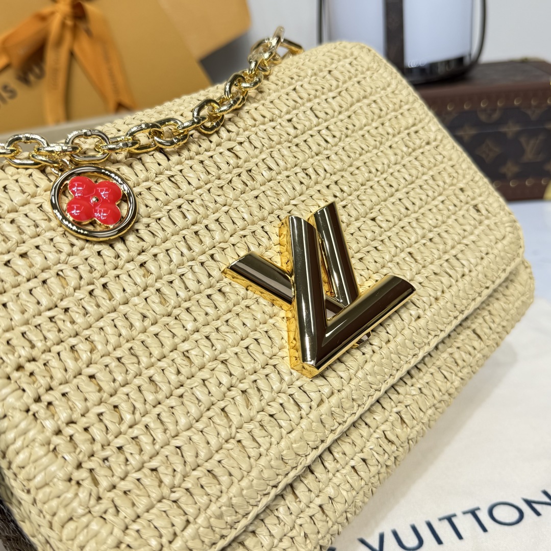Bagsaaa LV M14309 Twist PM Slim Raffia - 19cm