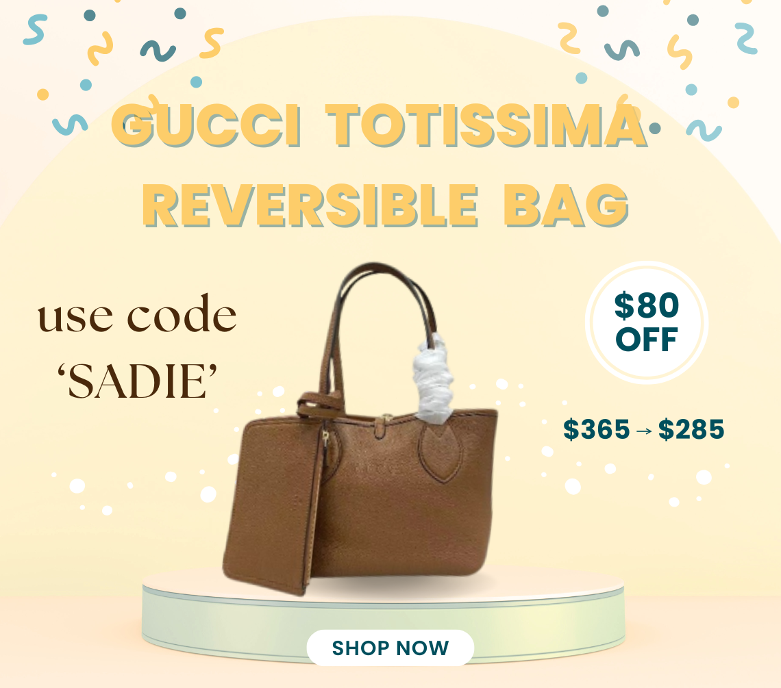 Bagsaaa Gvc*1 Totissima small reversible tote bag 839124 brown - 21cm