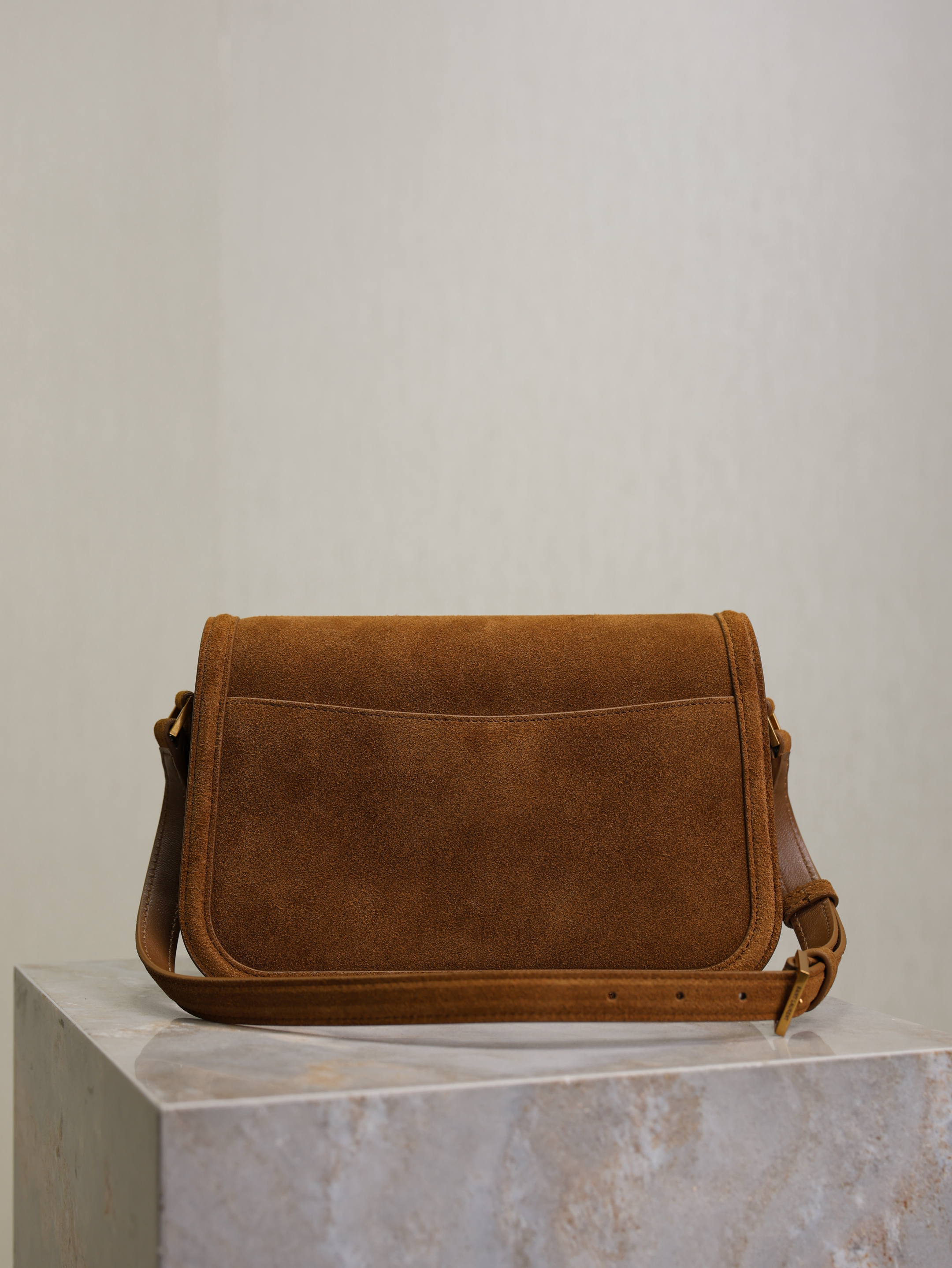 Bagsaaa Y51 SOLFERINO medium in suede 832330 brown - 24.5cm