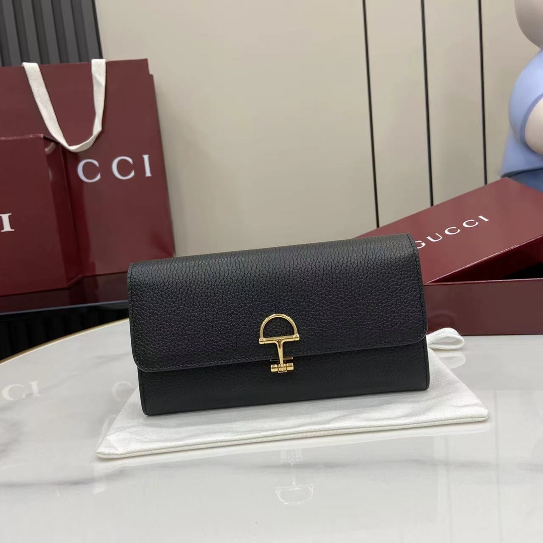 Bagsaaa Gvc*1 Softbit continental wallet 828147 black - 19cm
