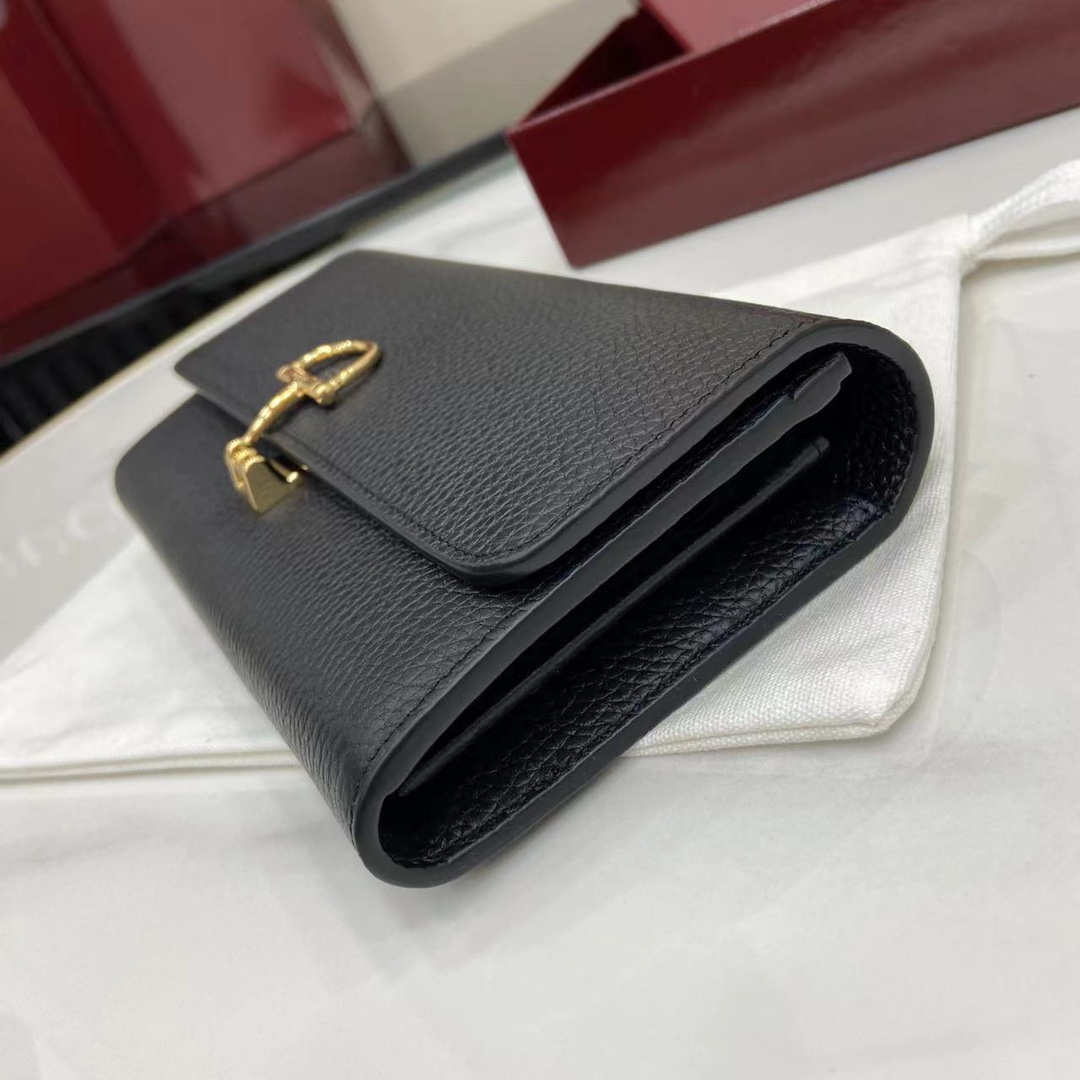Bagsaaa Gvc*1 Softbit continental wallet 828147 black - 19cm