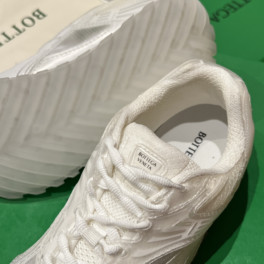 Bagsaaa B0tt*ga Ven*ta Orbit Sneaker Glass/white