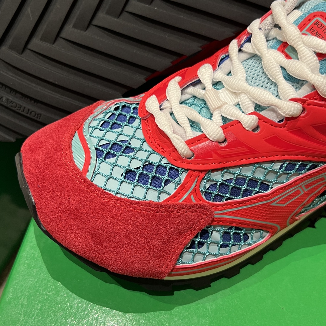 Bagsaaa B0tt*ga Ven*ta Orbit Sneaker Turquoise/cherry