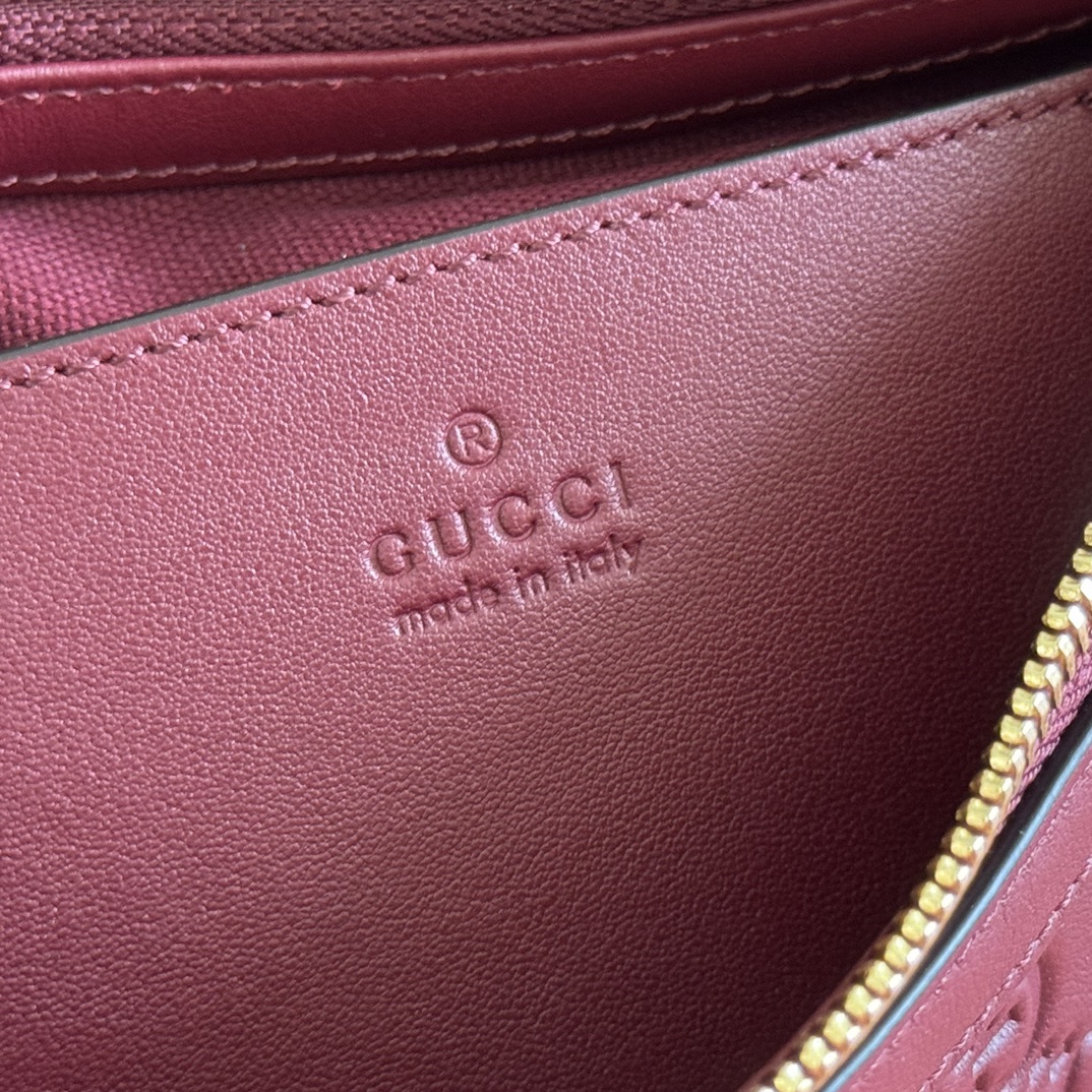 Bagsaaa Gvc*1 GG Emblem small shoulder bag 847450 red - 22cm