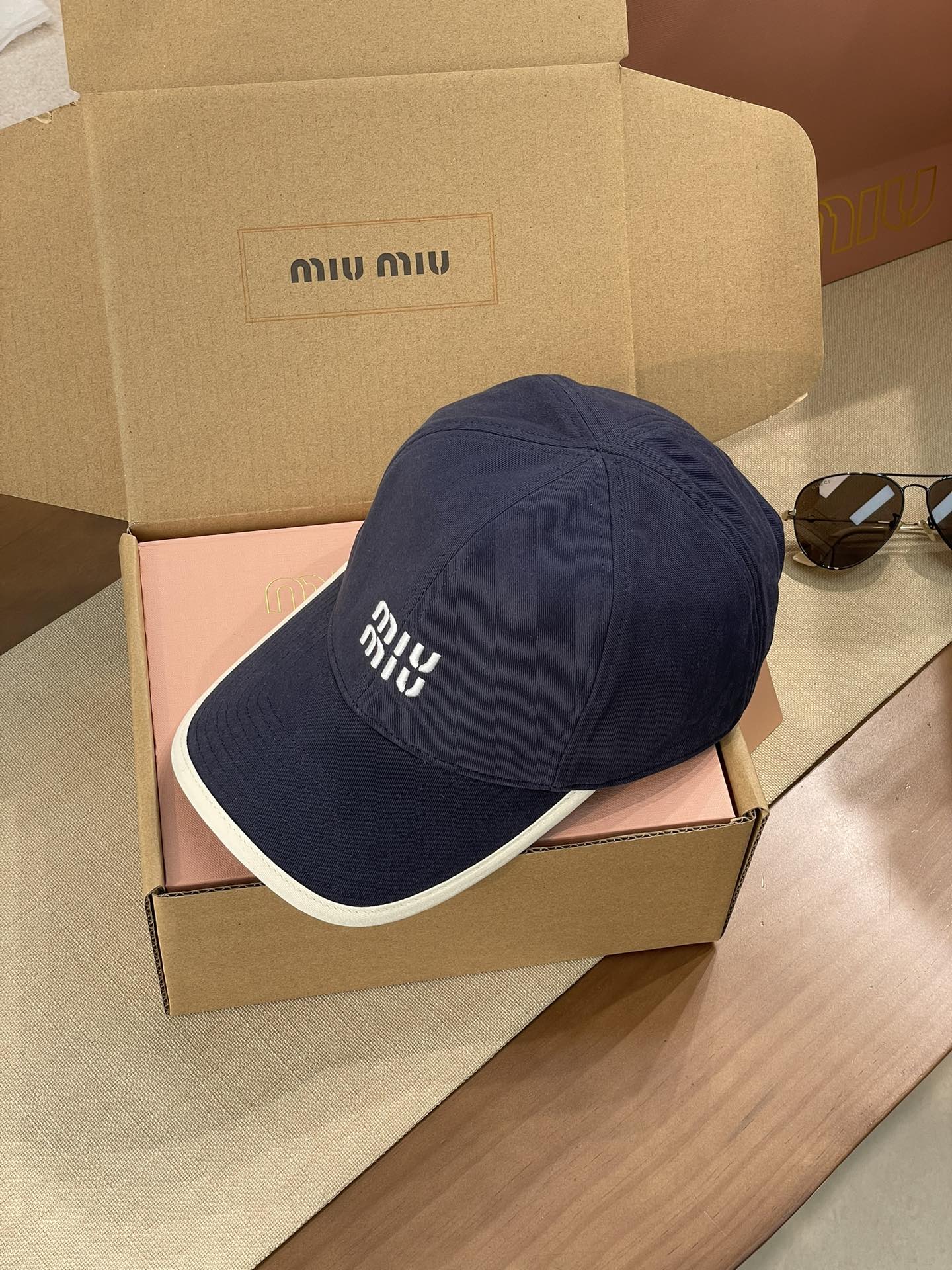Bagsaa Miu Miu Blue Cap