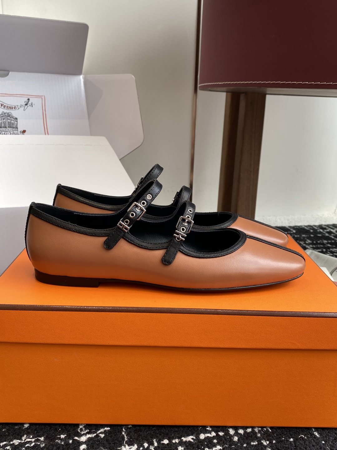 Bagsaaa H**me5 Lilia ballet flat brown