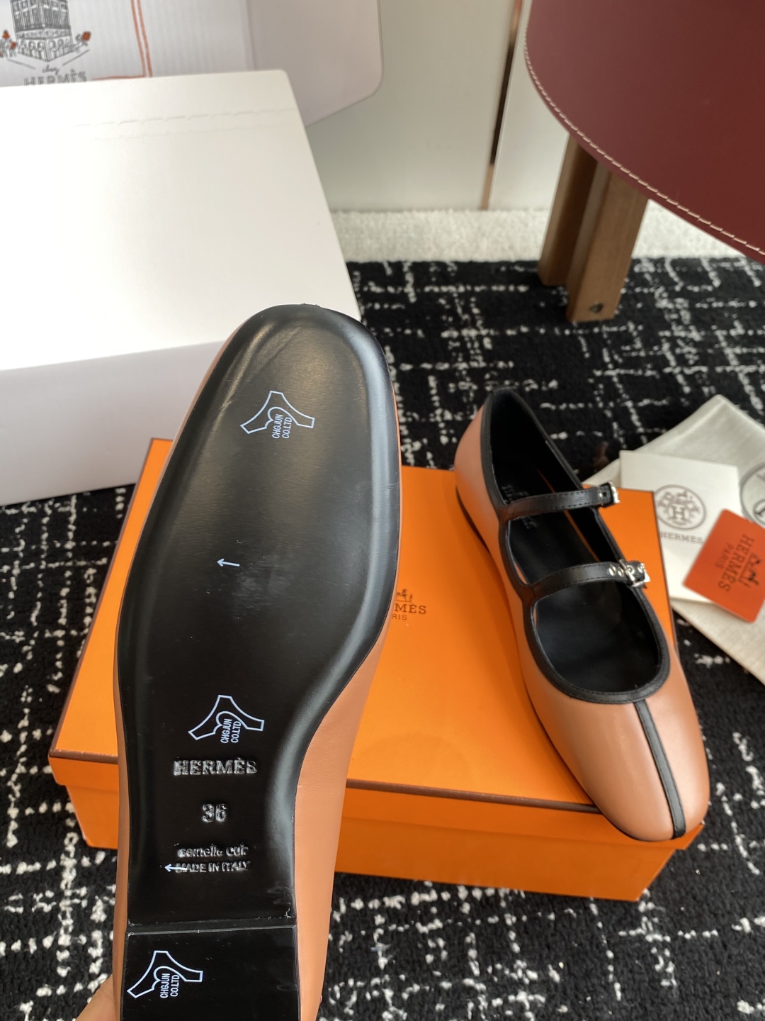 Bagsaaa H**me5 Lilia ballet flat brown