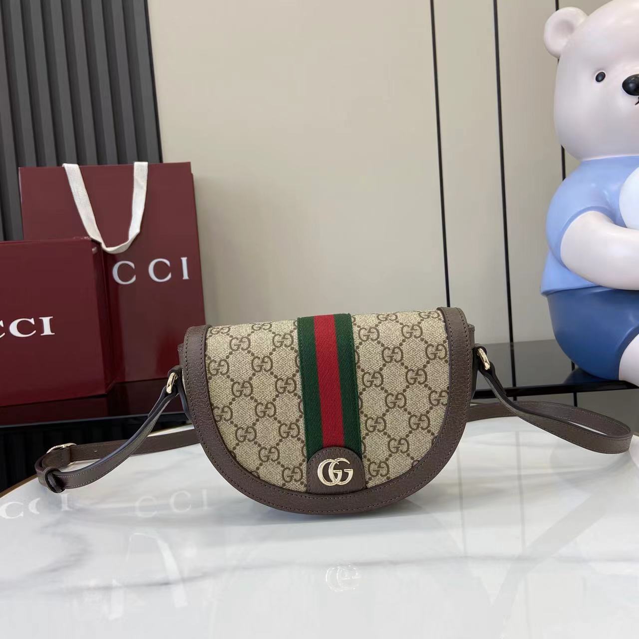 Bagsaaa Gvc*1 Ophidia small shoulder bag 838476 - 20cm