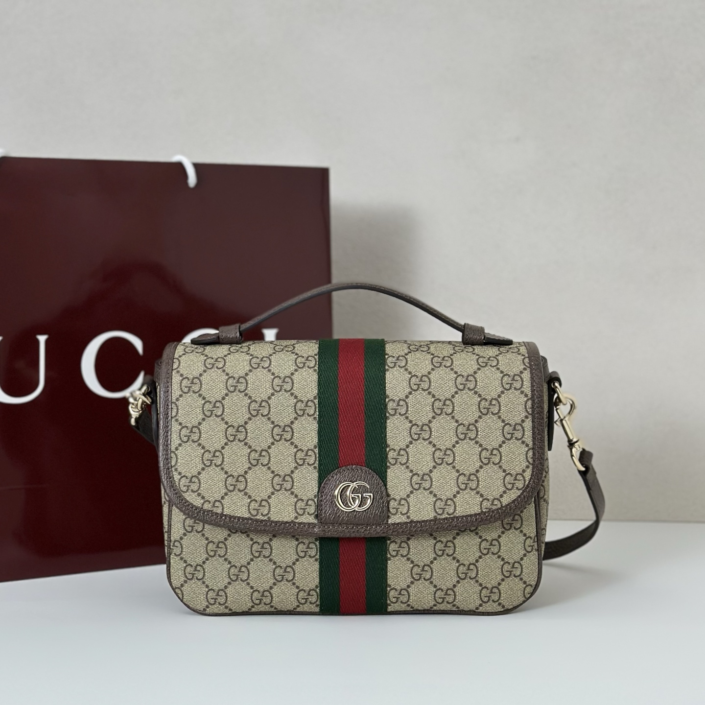 Bagsaaa Gvc*1 Ophidia medium top handle bag ‎836842 - 24cm