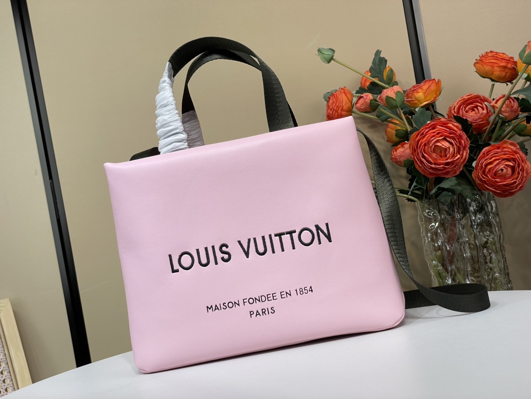Bagsaaa LV M15239 Mini Shopper Tote Pink - 26cm