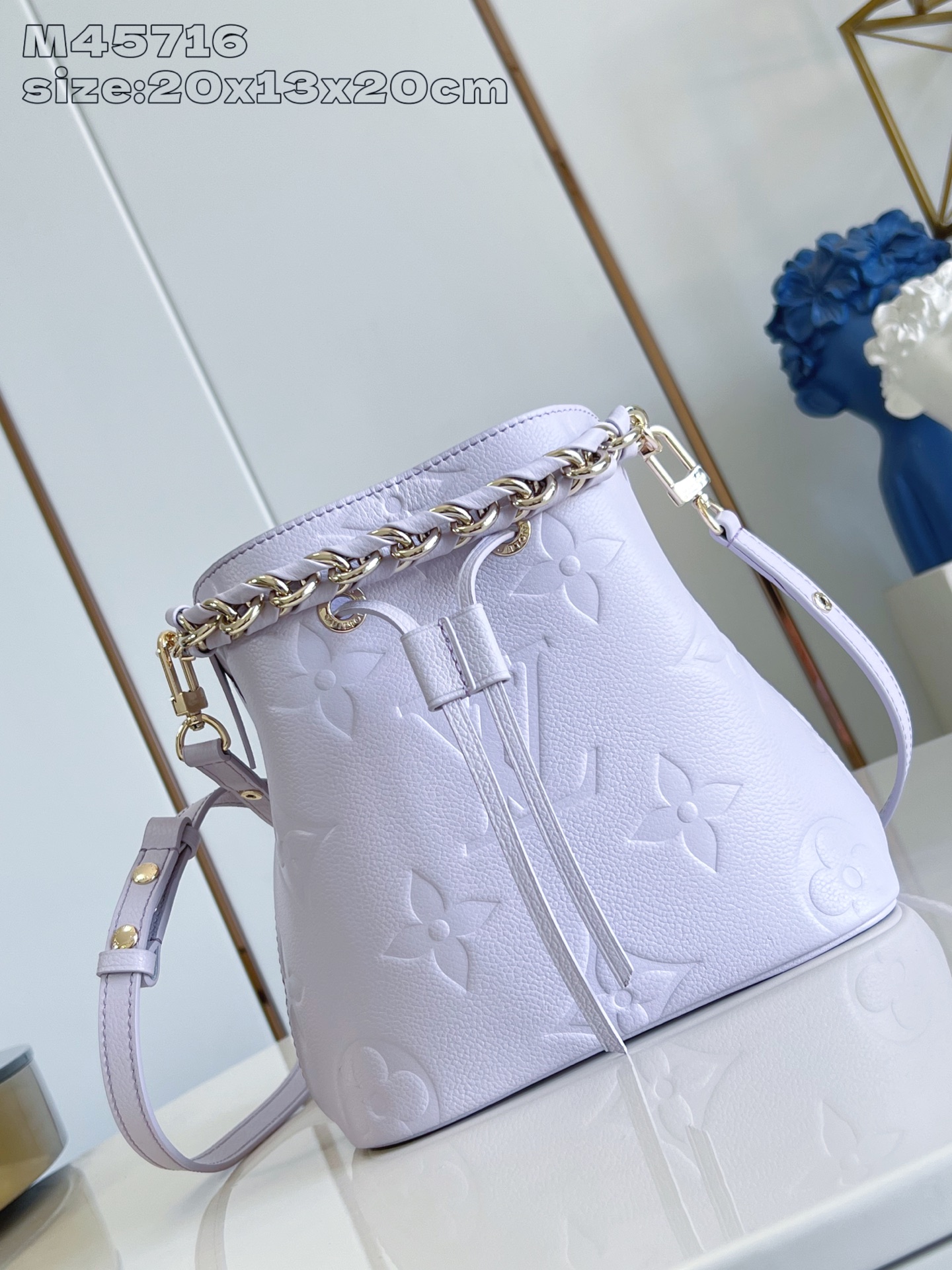 Bagsaaa LV M25675 NéoNoé BB Misty Lilac - 20cm
