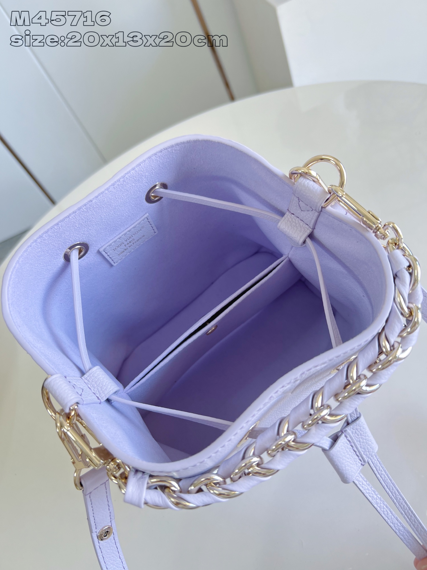 Bagsaaa LV M25675 NéoNoé BB Misty Lilac - 20cm