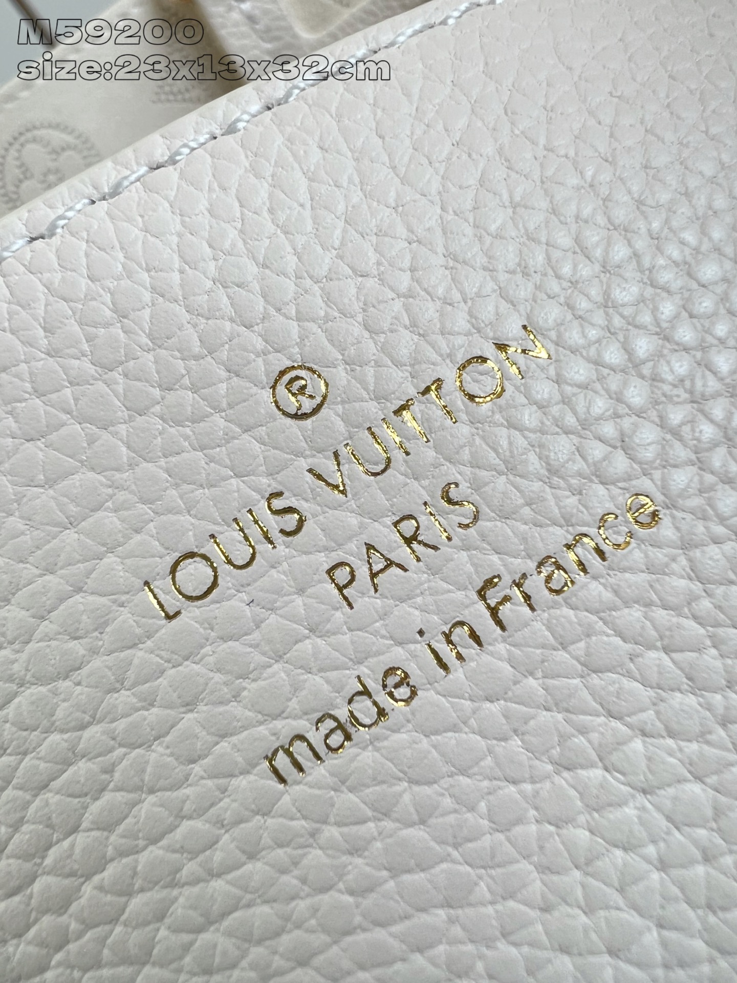 Bagsaaa LV M15116 Bella Tote Dream Cream - 32cm
