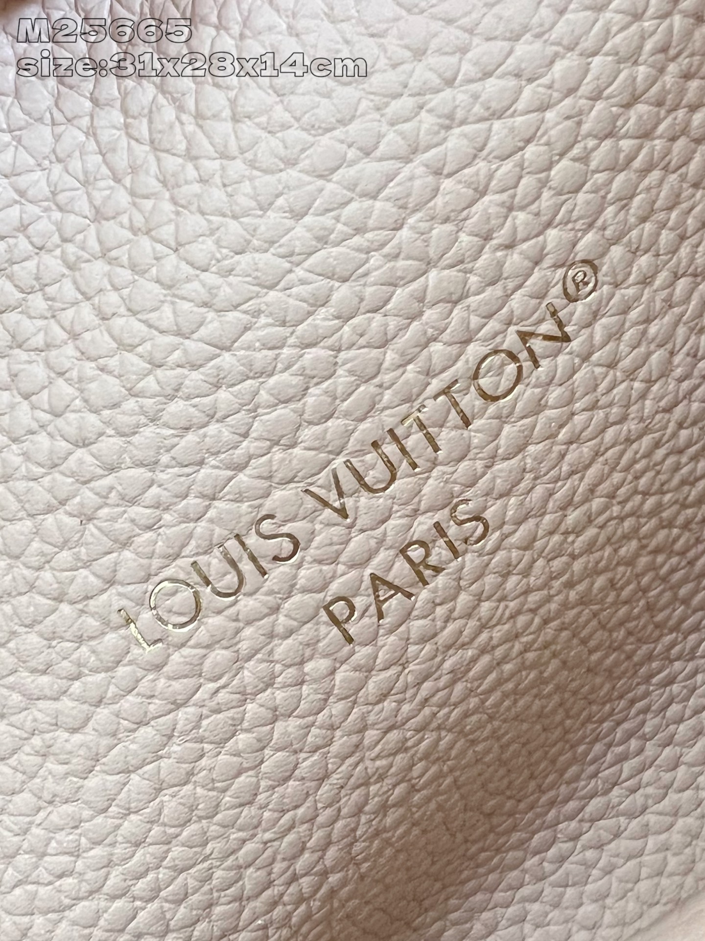 Bagsaaa LV M25665 Neverfull Inside Out MM Dune/Hazelnut - 31cm