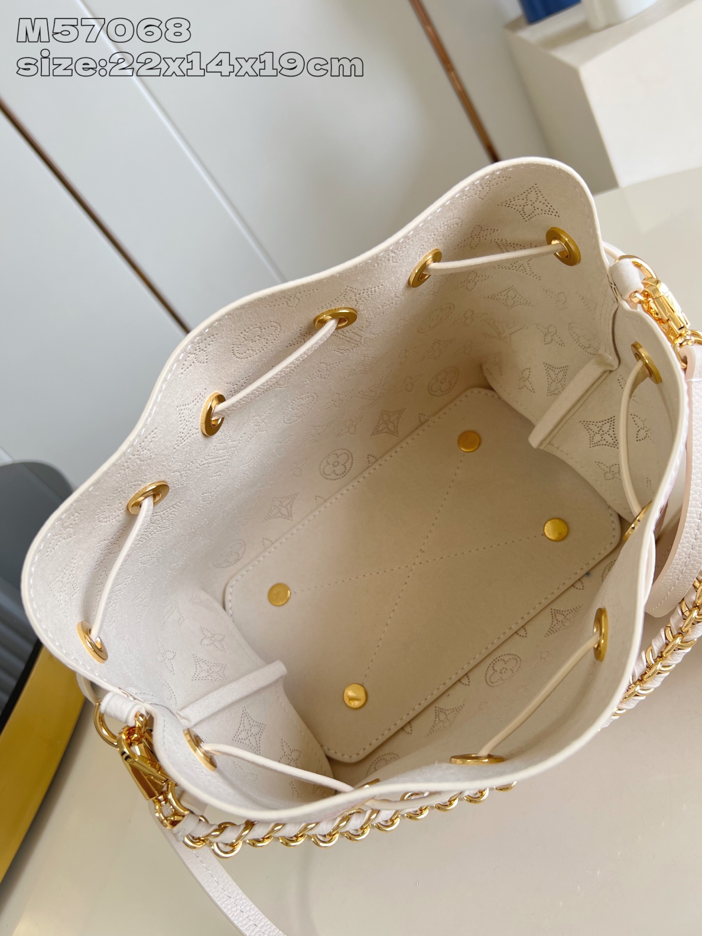 Bagsaaa LV M15114 Bella Bag Dream Cream - 22cm