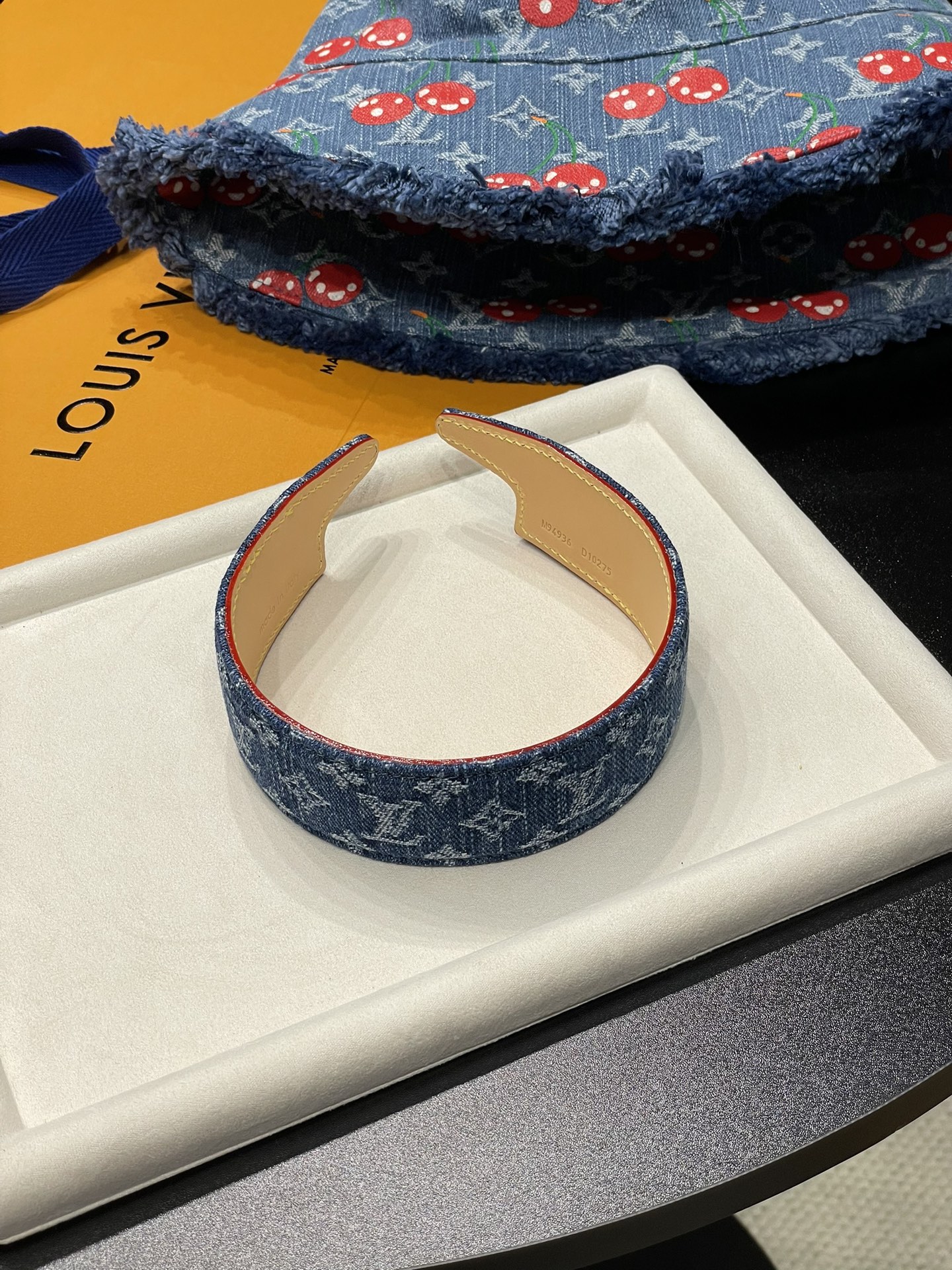 Bagsaaa LV Denim Headband