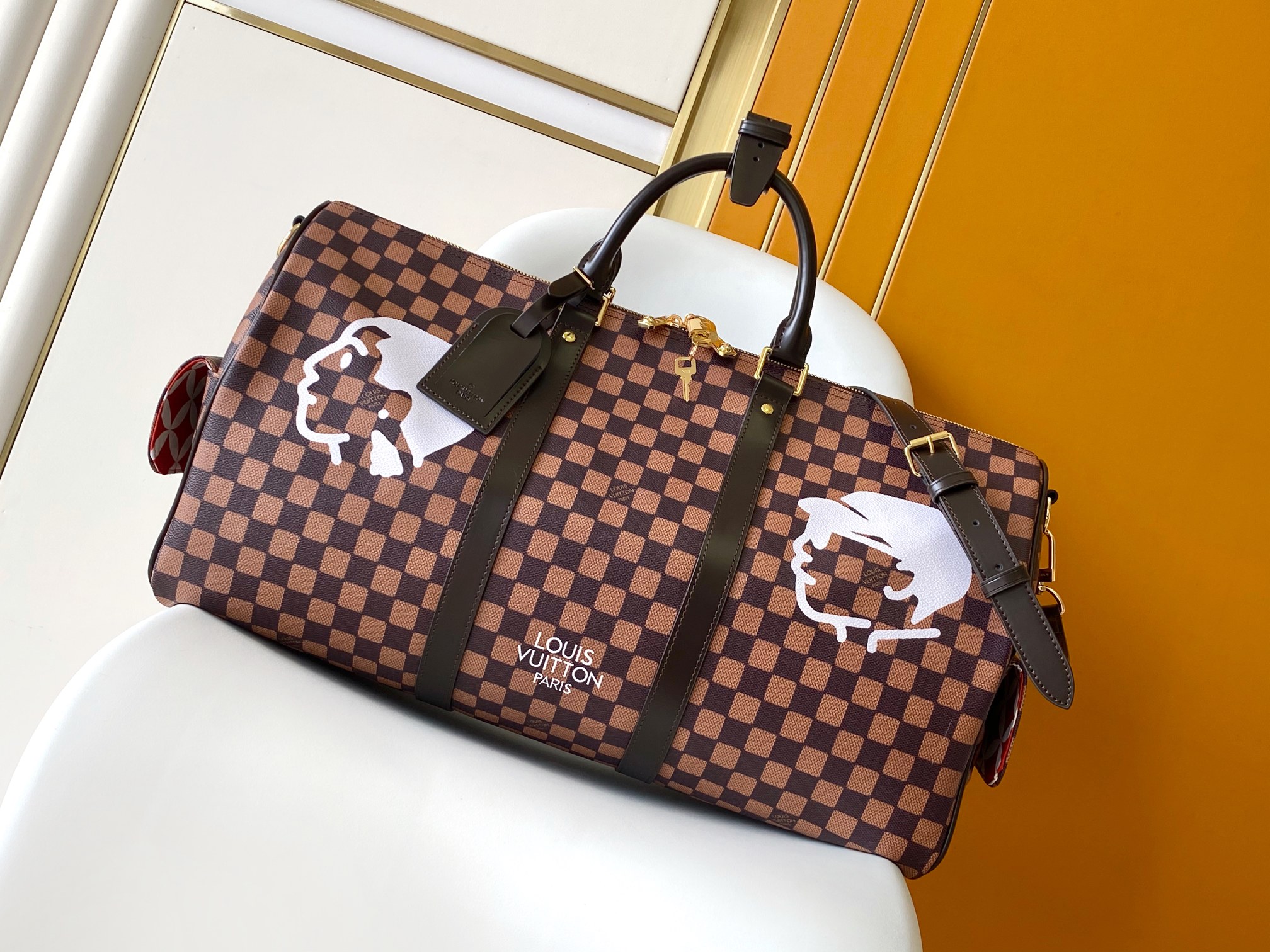 Bagsaaa LV N40799 Keepall Bandoulière 50 Brown - 50cm