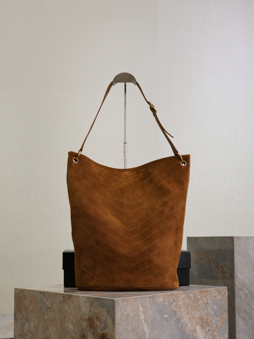 Bagsaaa Y51 NIKI S*pple bucket in suede 844346 - 68 X 43 X 22 CM