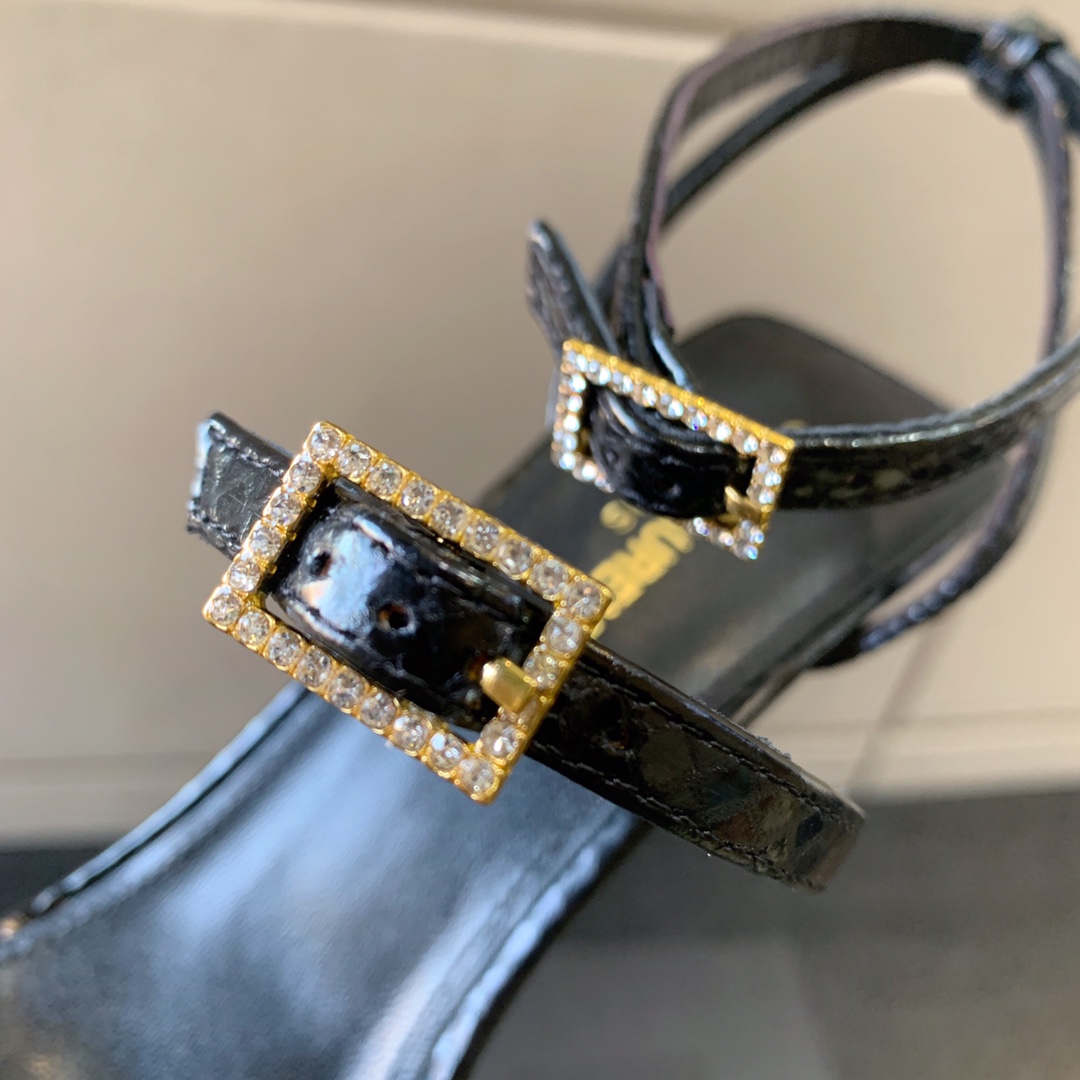 Bagsaaa Y51 Sa1nt Lau*nt 115mm Nuit Water Snake Sandals