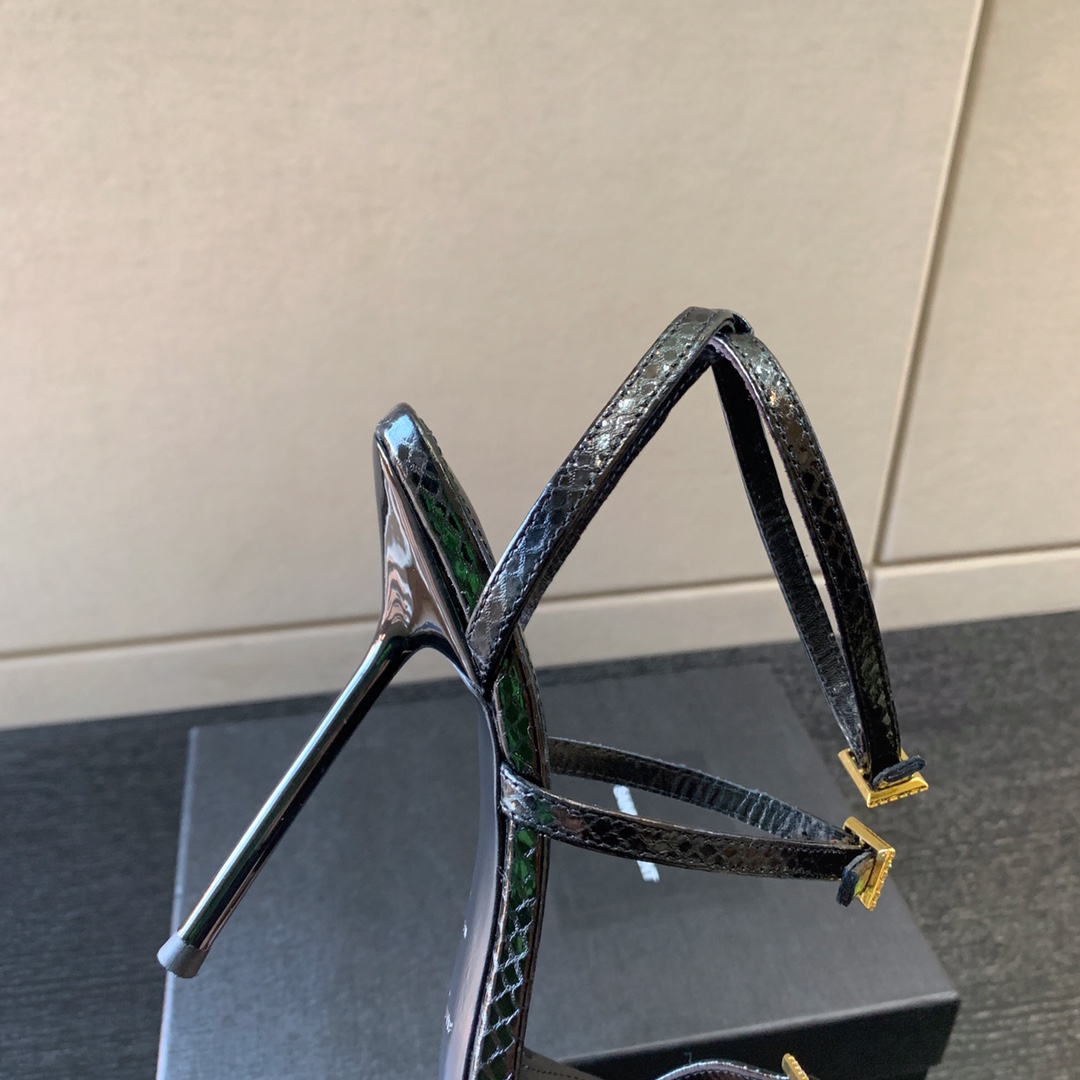 Bagsaaa Y51 Sa1nt Lau*nt 115mm Nuit Water Snake Sandals