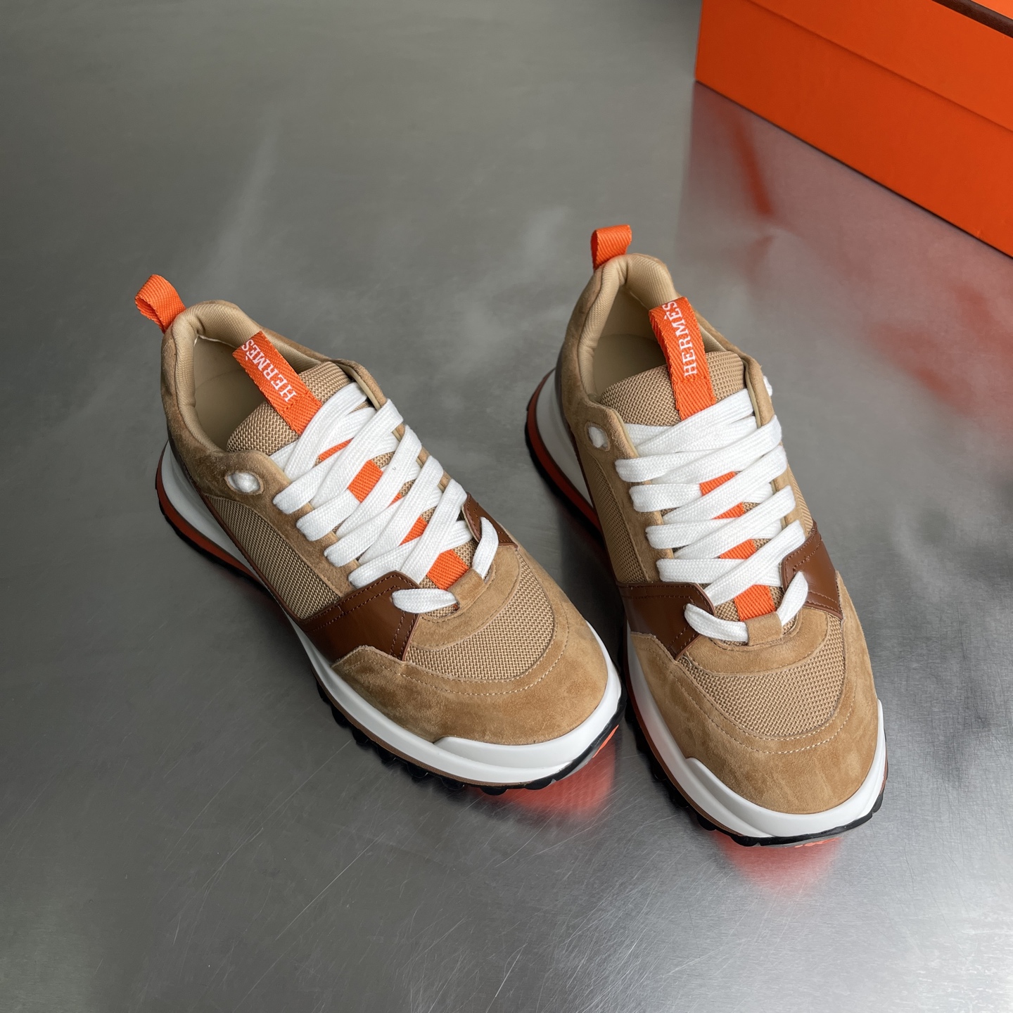 Bagsaaa H**me5 Leader sneaker multicolore beige