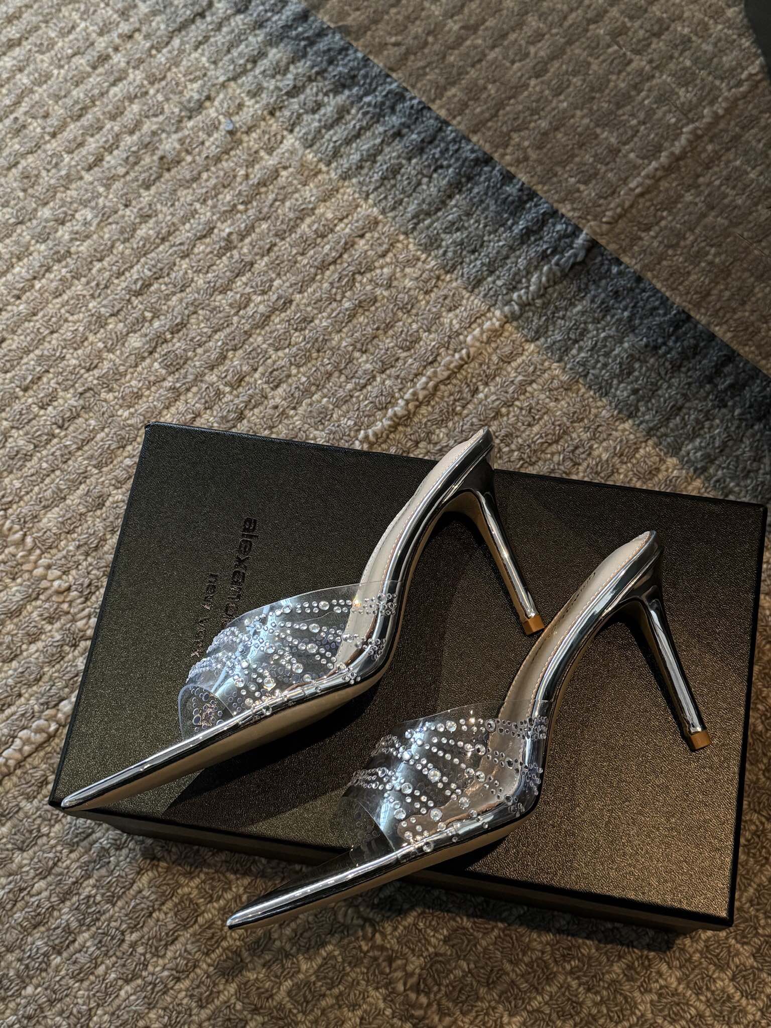 Bagsaaa Gianvito Rossi Elle crystal-embellished 110mm sandals