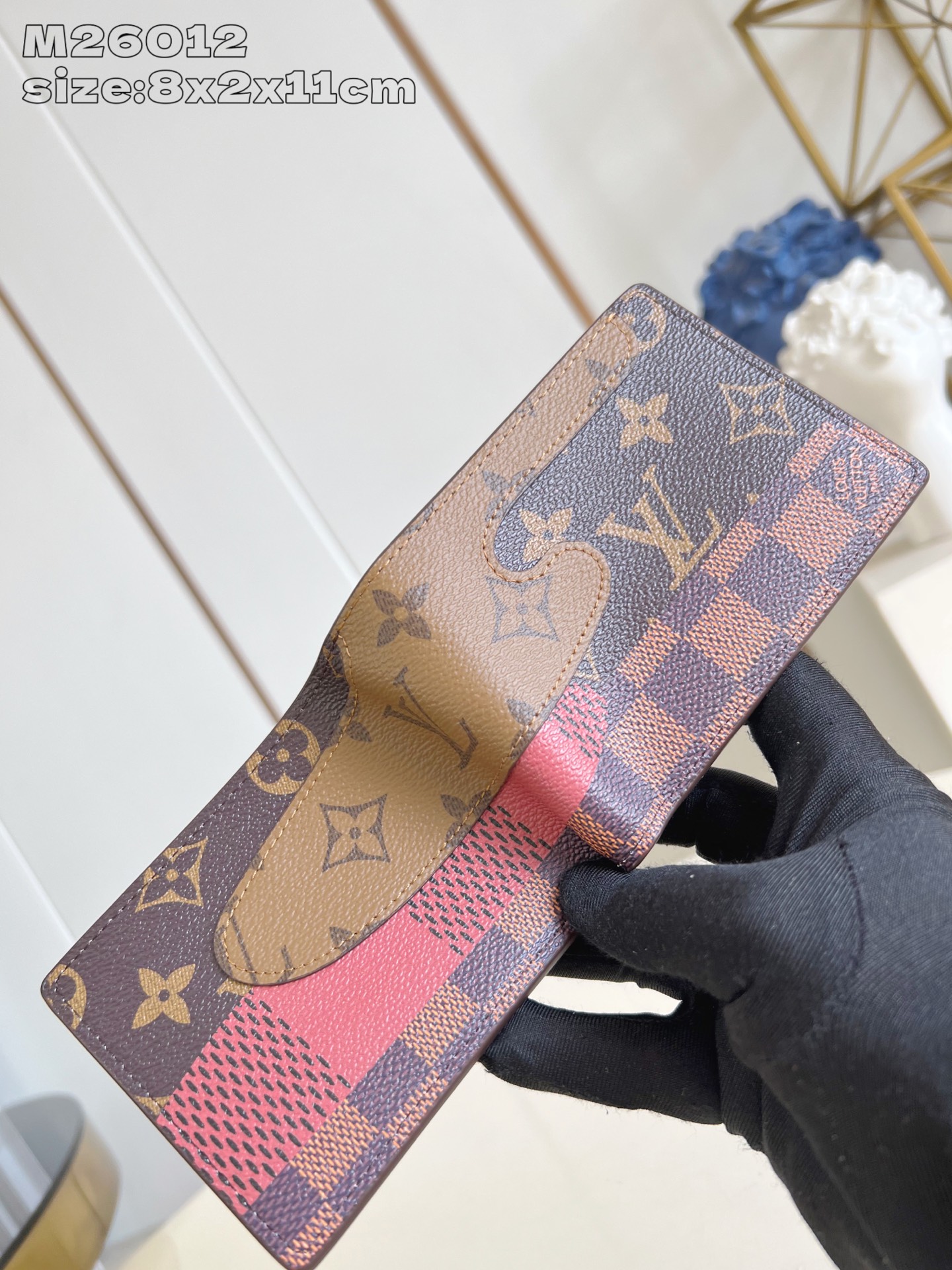 Bagsaaa LV M26012 Slender Wallet - 11cm