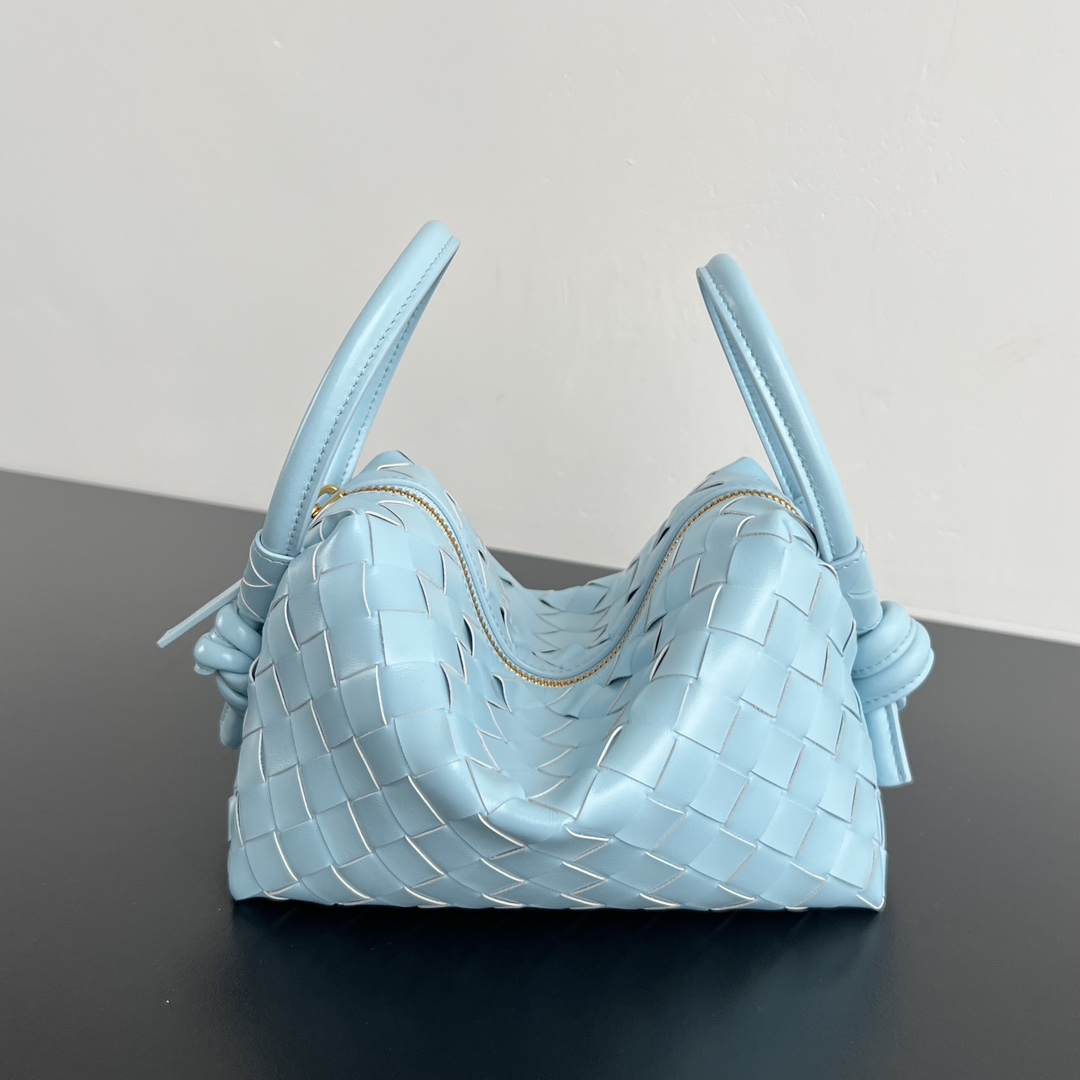 Bagsaaa B0tt*ga Ven*ta Top Handle Loop 796615 Blue - 13x21x13cm
