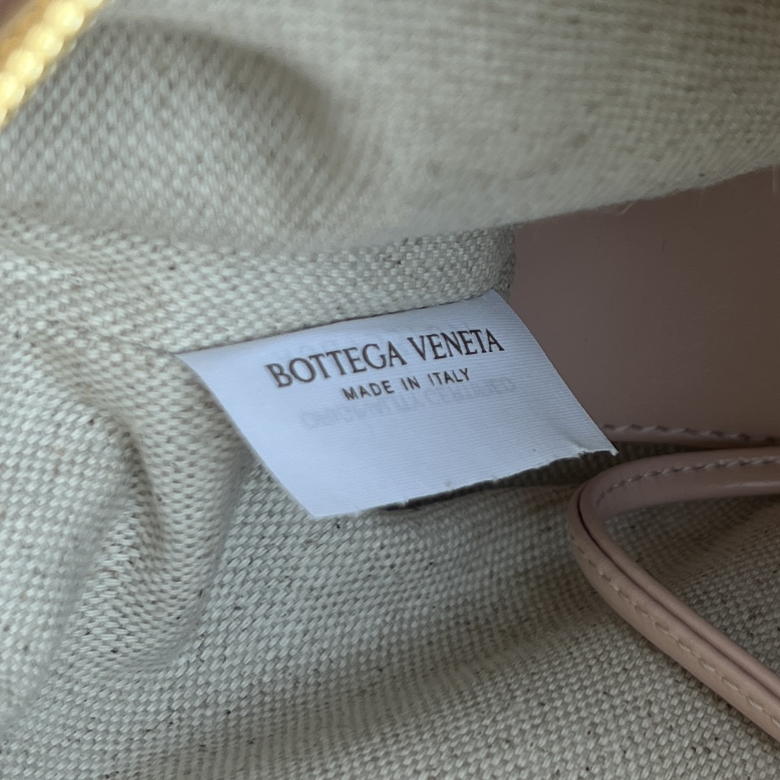 Bagsaaa B0tt*ga Ven*ta Top Handle Loop 796615 Light Pink - 13x21x13cm