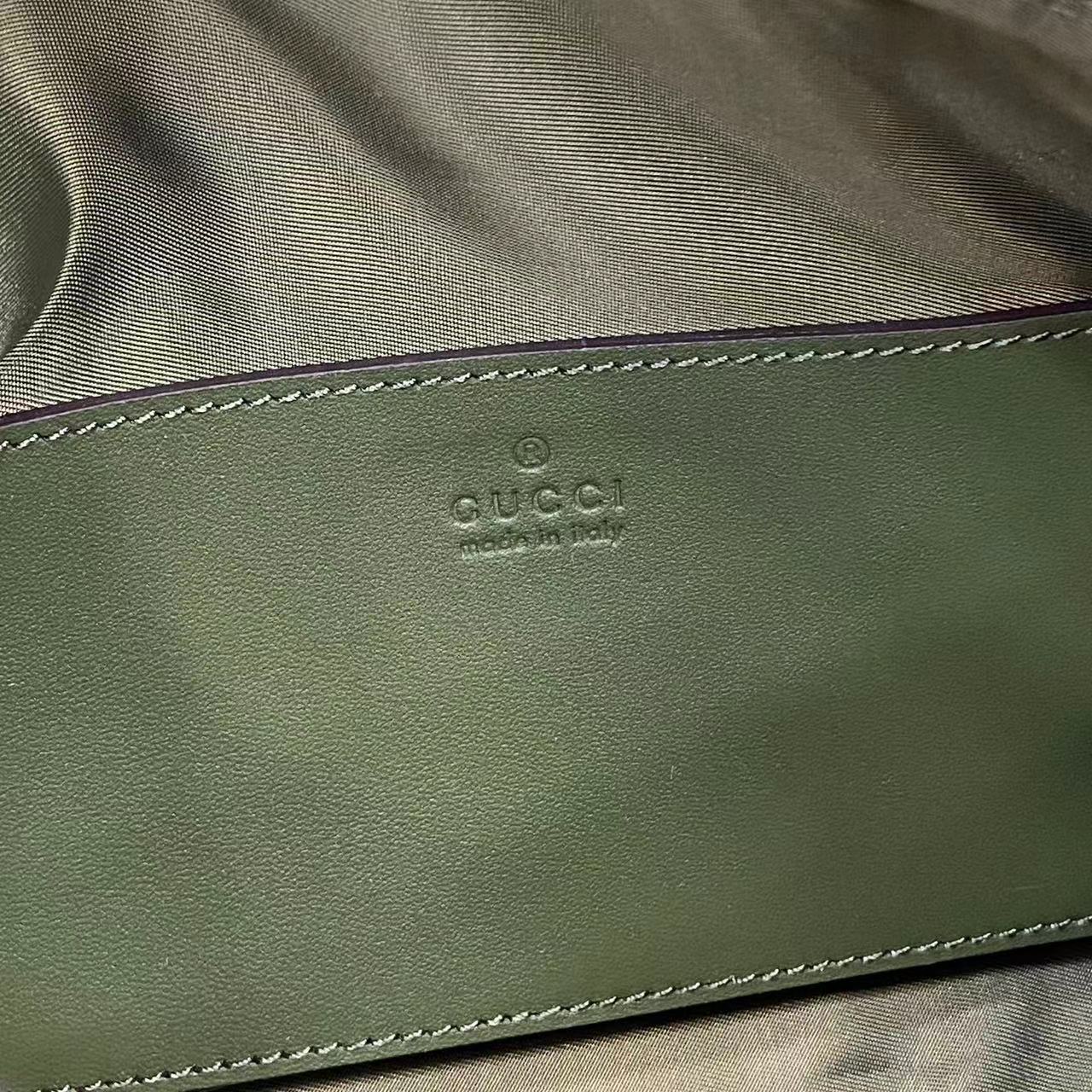 Bagsaaa Gvc*1 GG canvas small cylinder bag 834455 green - 30cm