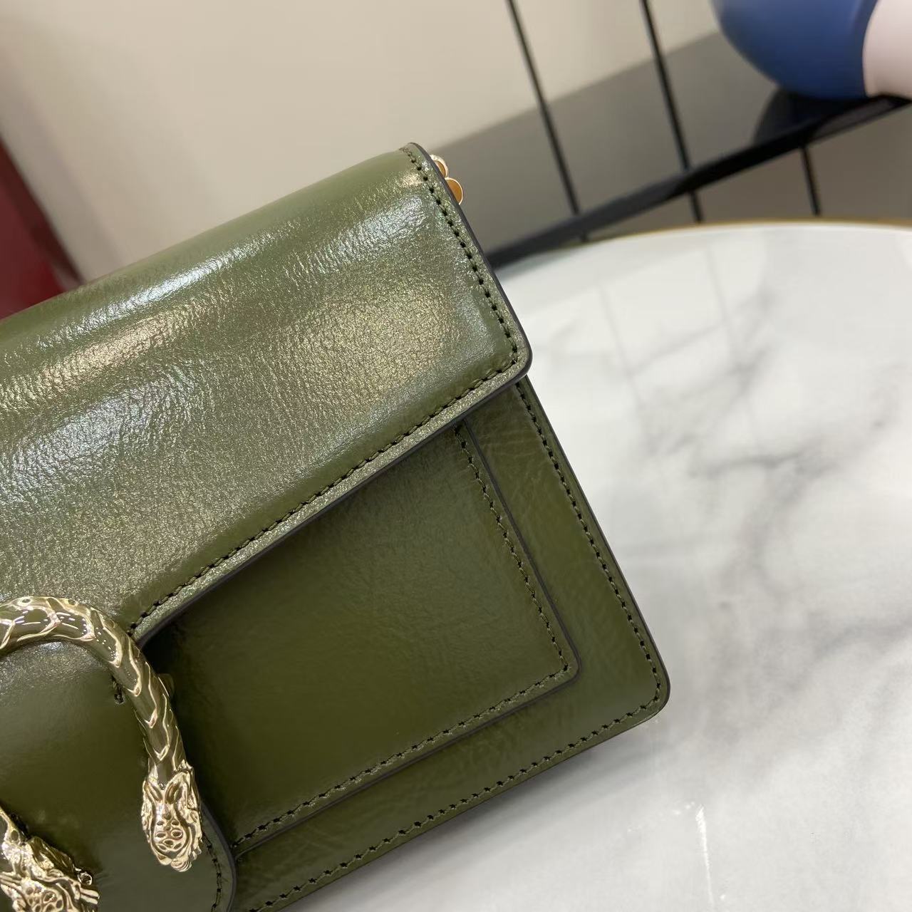 Bagsaaa Gvc*1 Dionysus wallet on chain 837374 forest green - 20cm