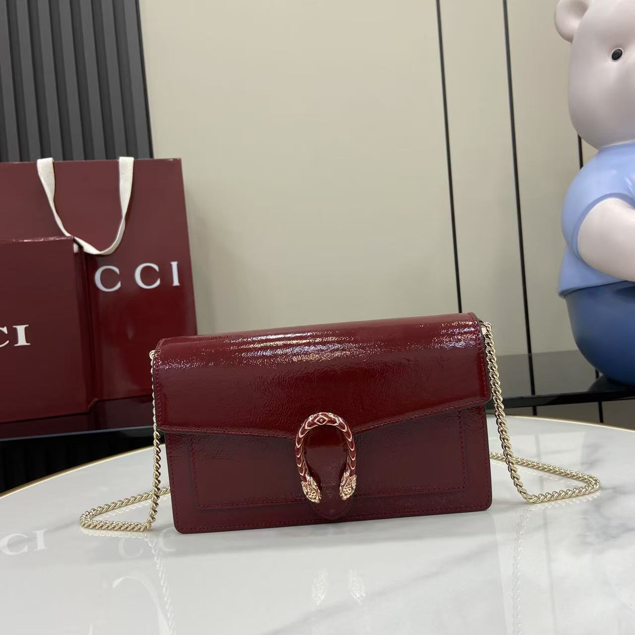 Bagsaaa Gvc*1 Dionysus wallet on chain 837374 red - 20cm