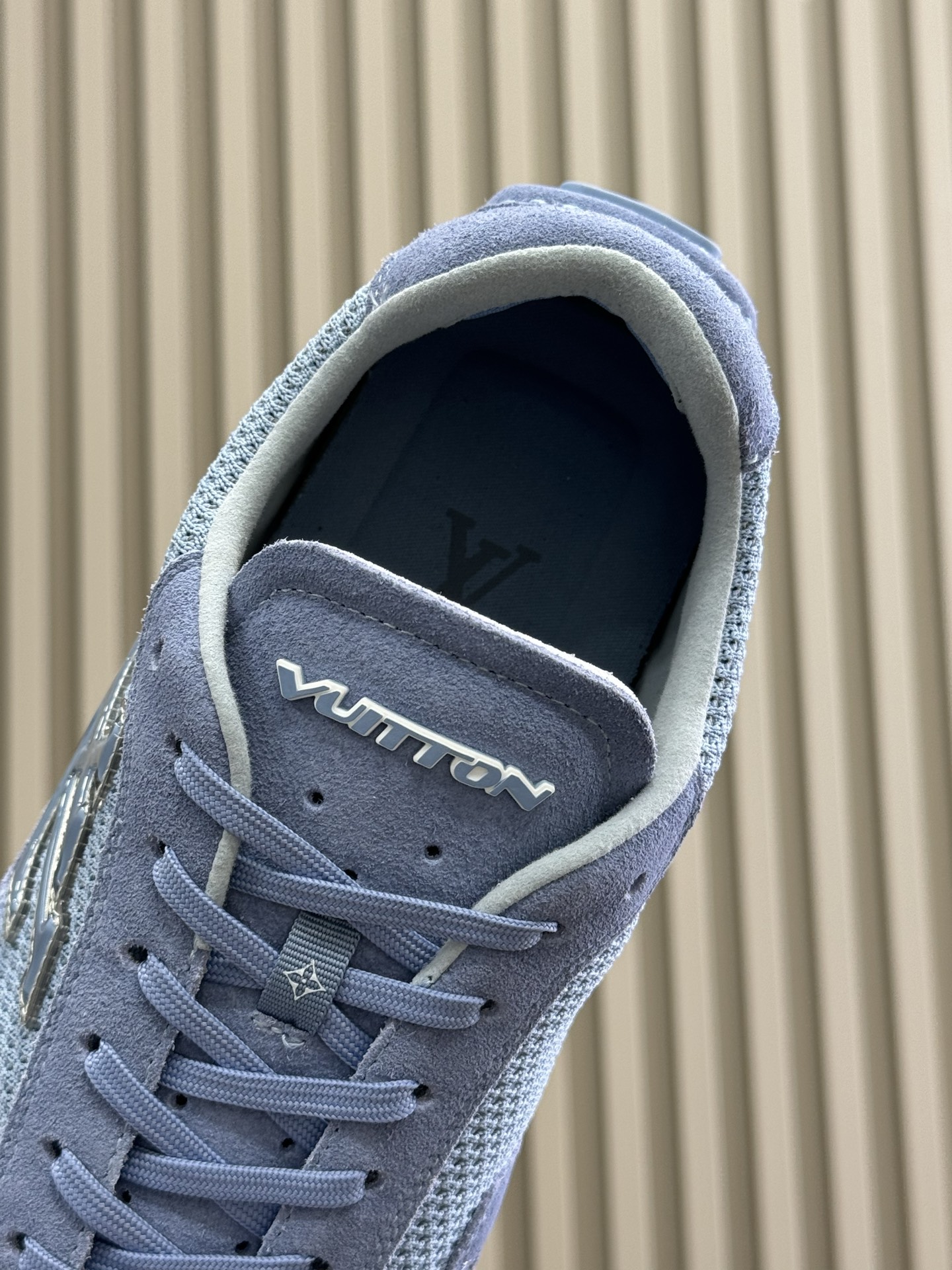 Bagsaaa LV Rally Sneaker Blue Suede