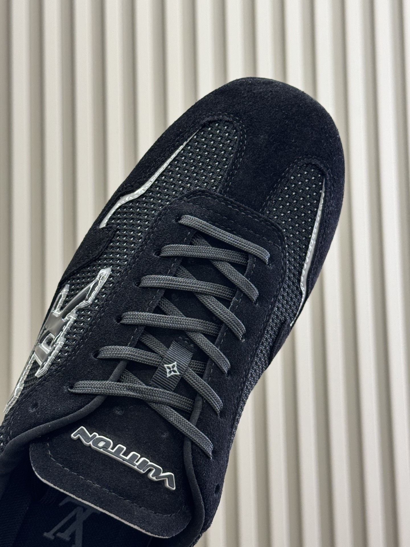 Bagsaaa LV Rally Sneaker Black Suede