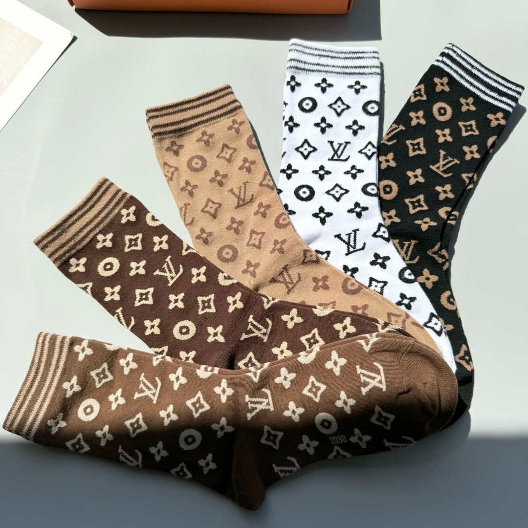 Bagsaaa Combo LV Socks