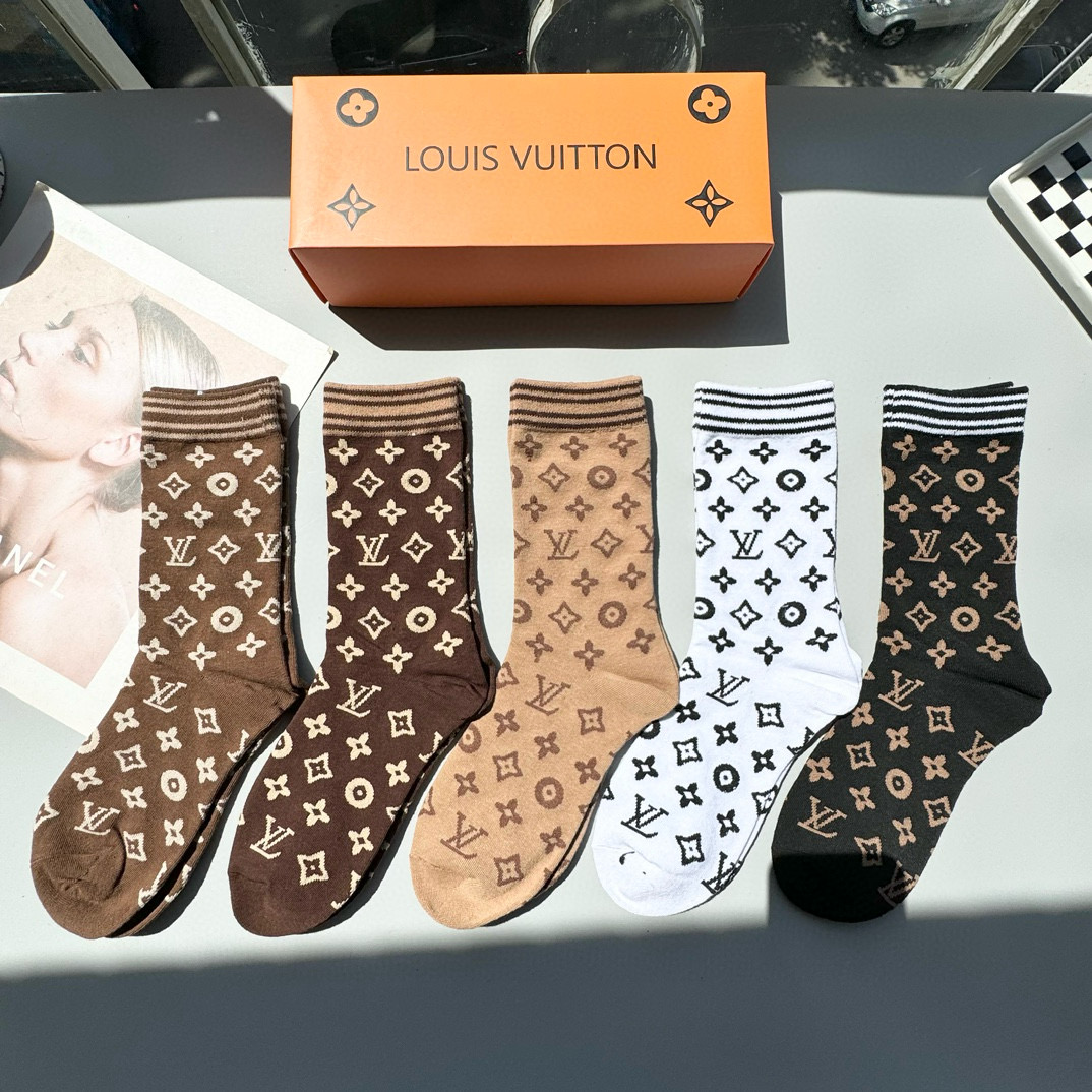Bagsaaa Combo LV Socks