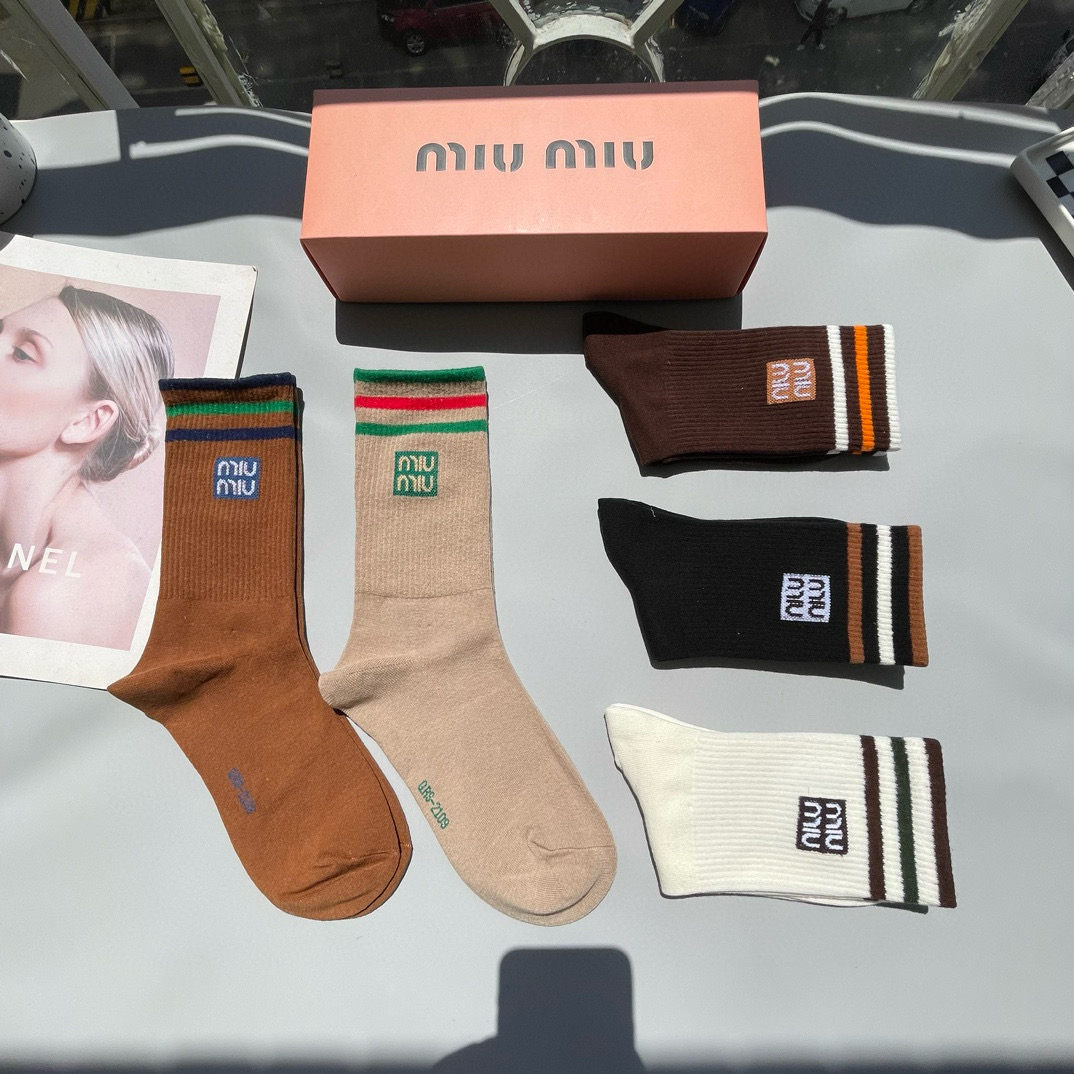 Bagsaaa Combo Miu Miu Socks