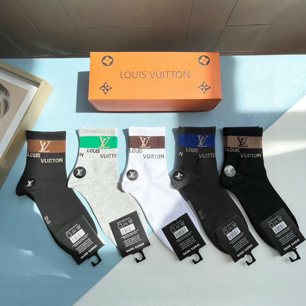 Bagsaaa Combo LV Socks 1
