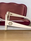 Bagsaaa Gvc*1 vintage look ivory sunglasses