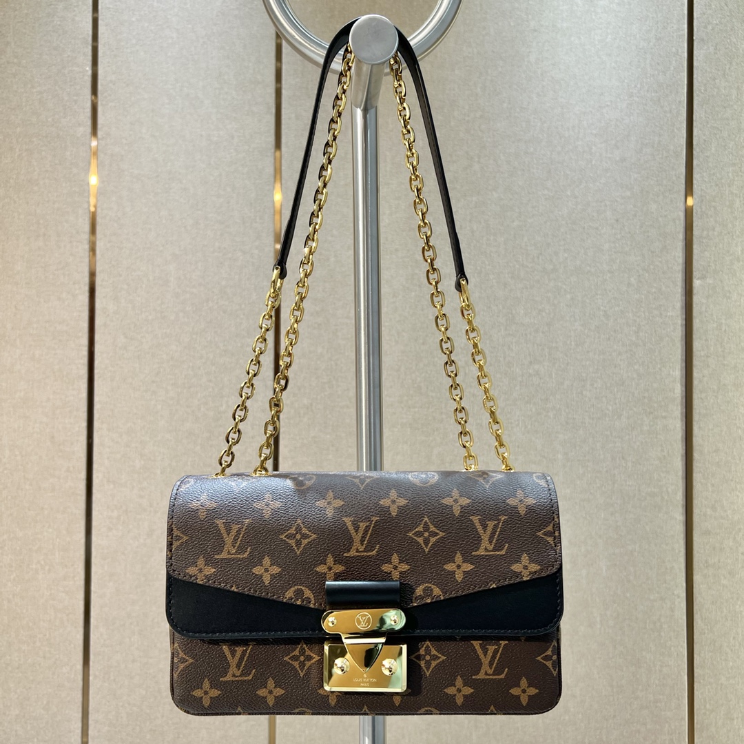 Bagsaaa LV M46126 Marceau Bag Black - 24.5cm