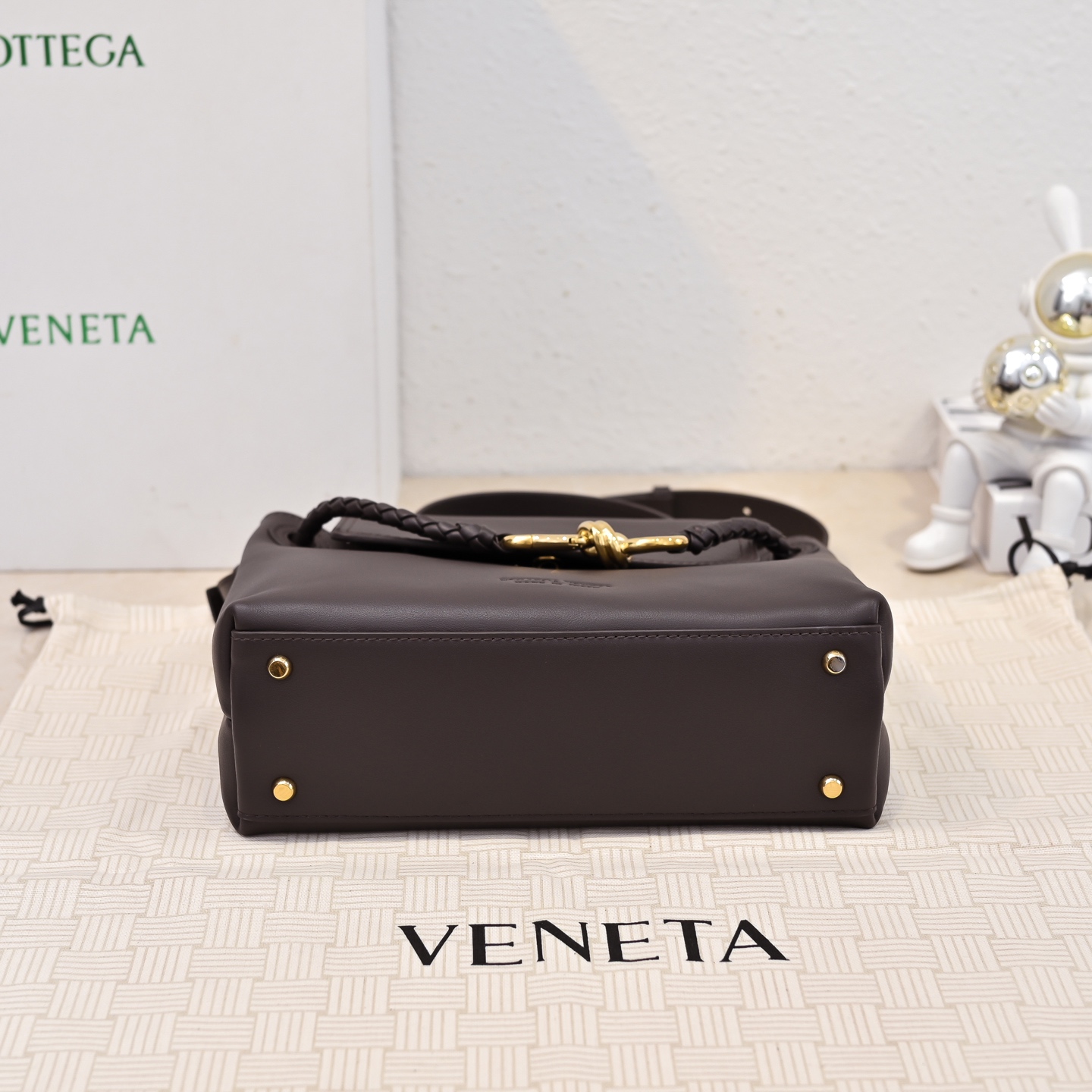 Bagsaaa B0tt*ga Ven*ta Small Ciao Ciao 835835 Fondant - 26cm