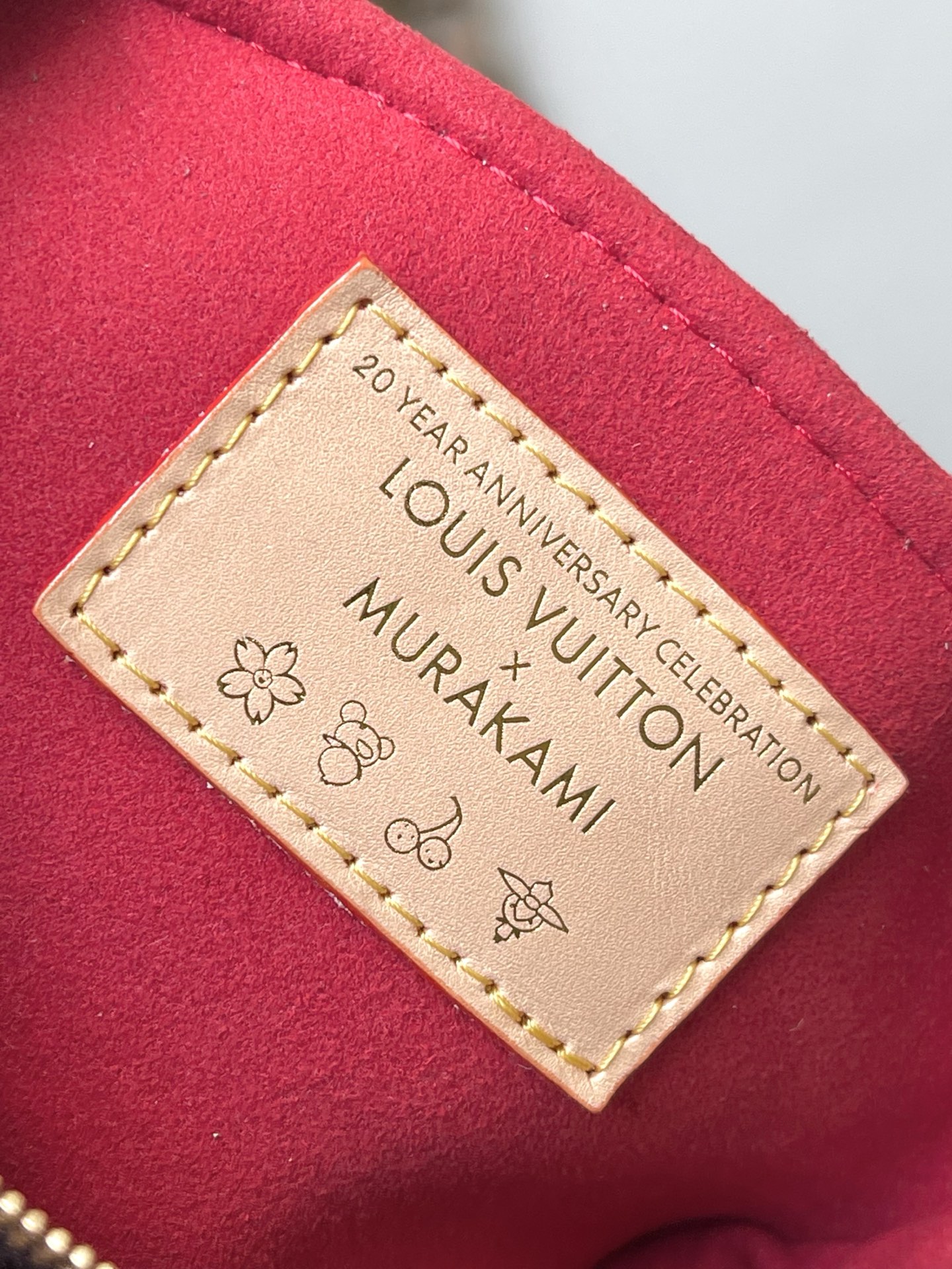Bagsaaa M13449 LV x TM Mini Bumbag Monogram & Cherry - 17cm