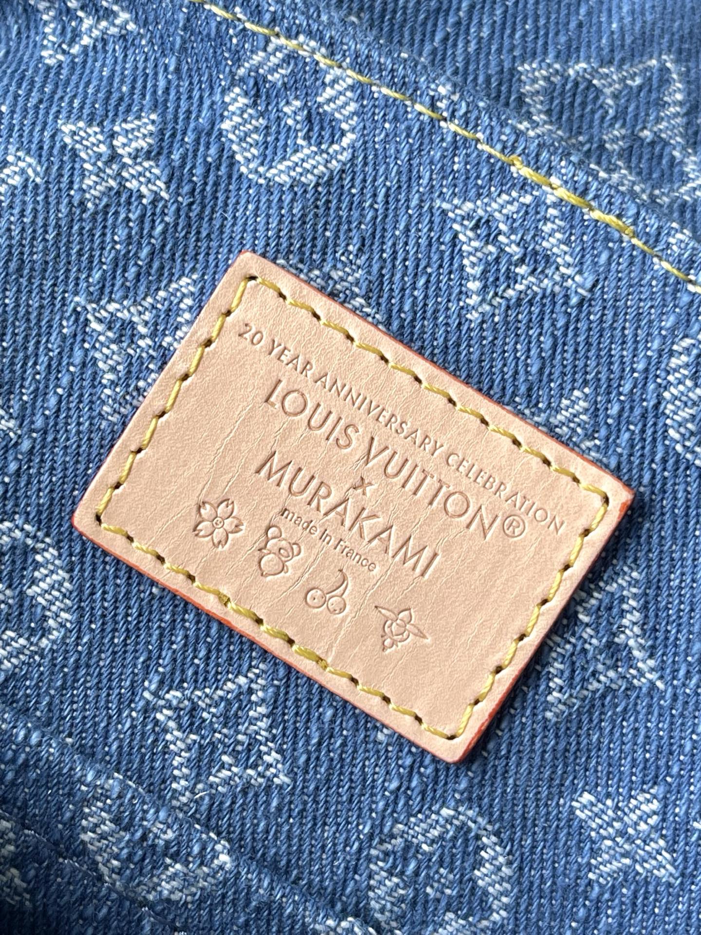 Bagsaaa M13679 LV x TM Venice NM Monogram cherry denim - 26cm