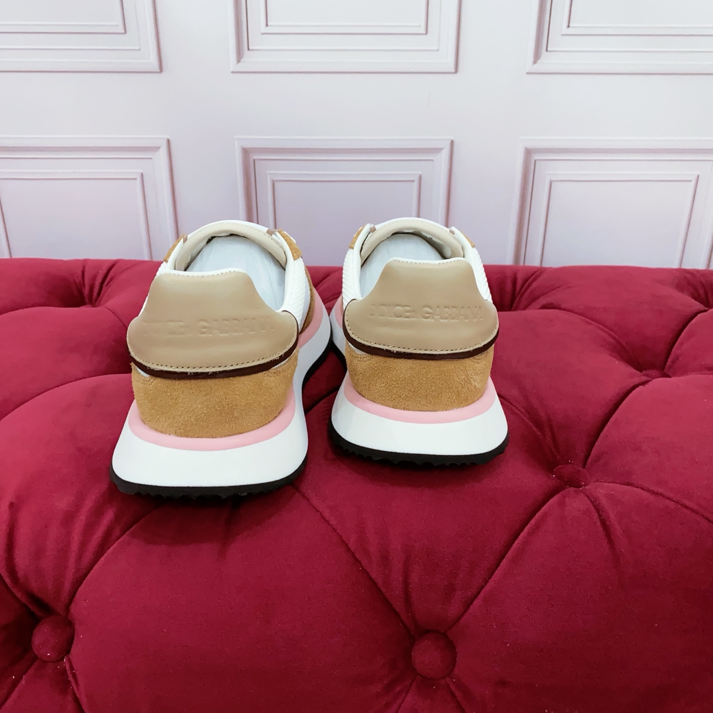 Bagsaaa D&G Mixed-material DG CUSHION sneakers multicolor