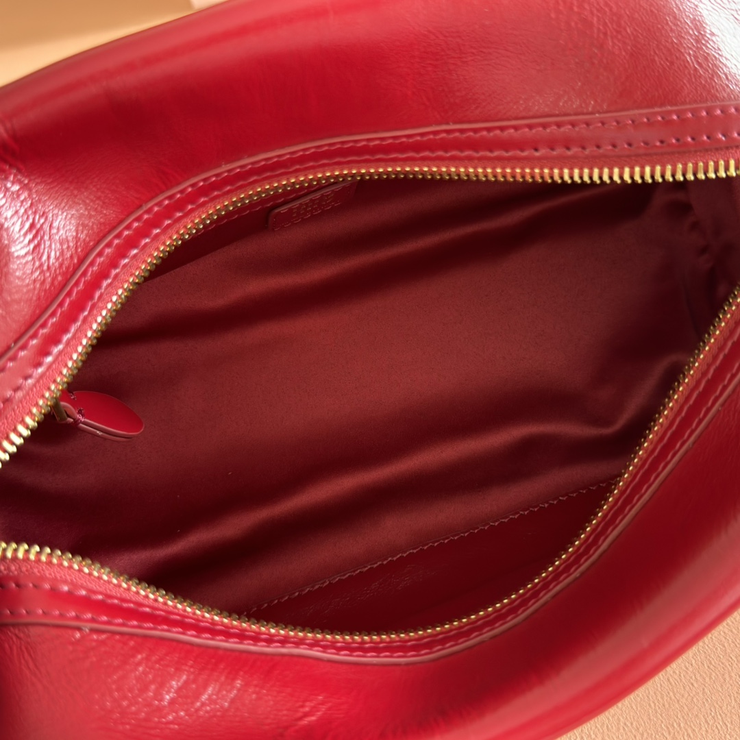 Bagsaaa Miu Miu Leather top-handle bag 5BB182 red - 28cm