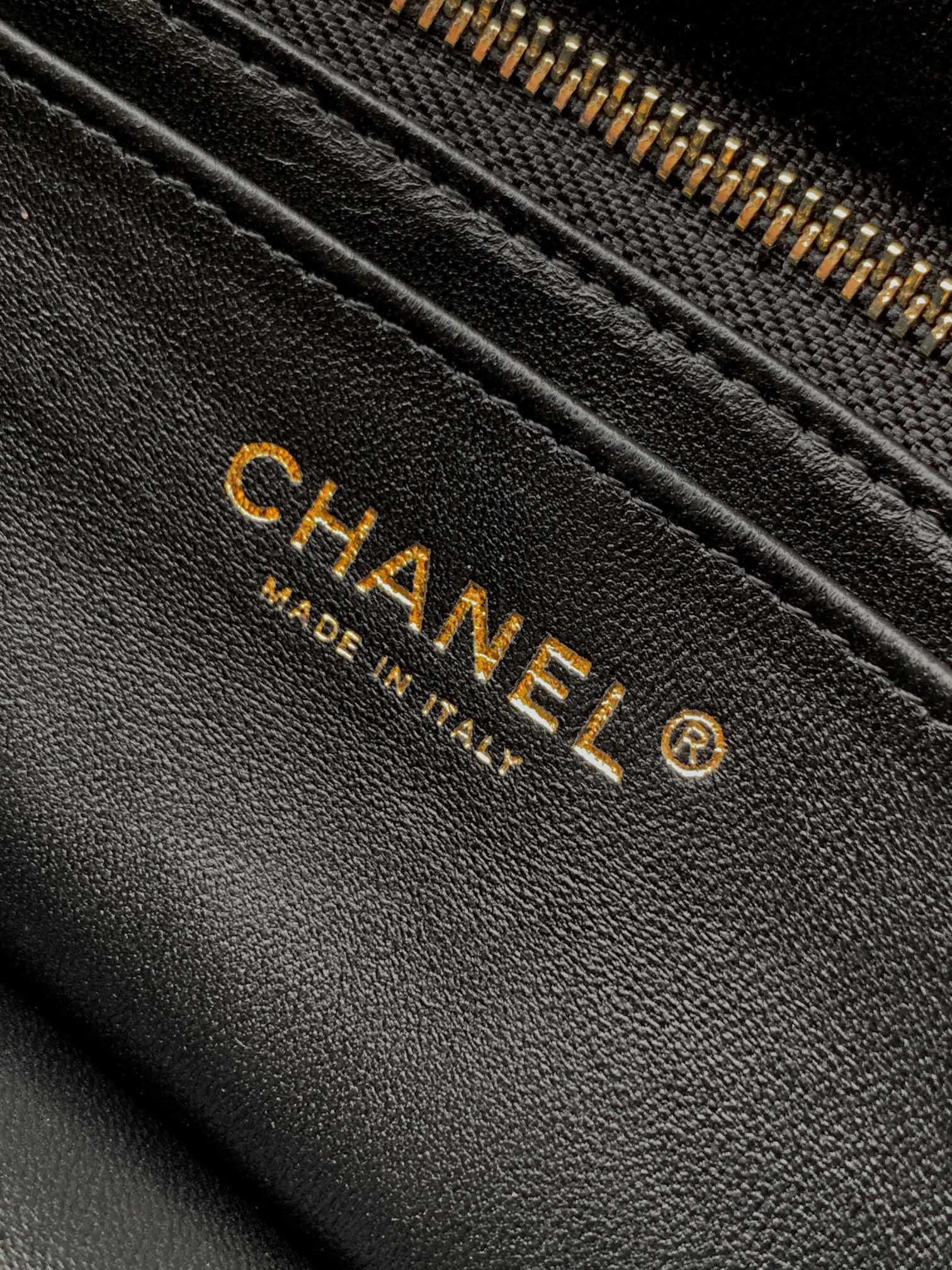 Bagsaaa Ch**el Mini Flap Bag AS1786 Black Velvet - 18cm