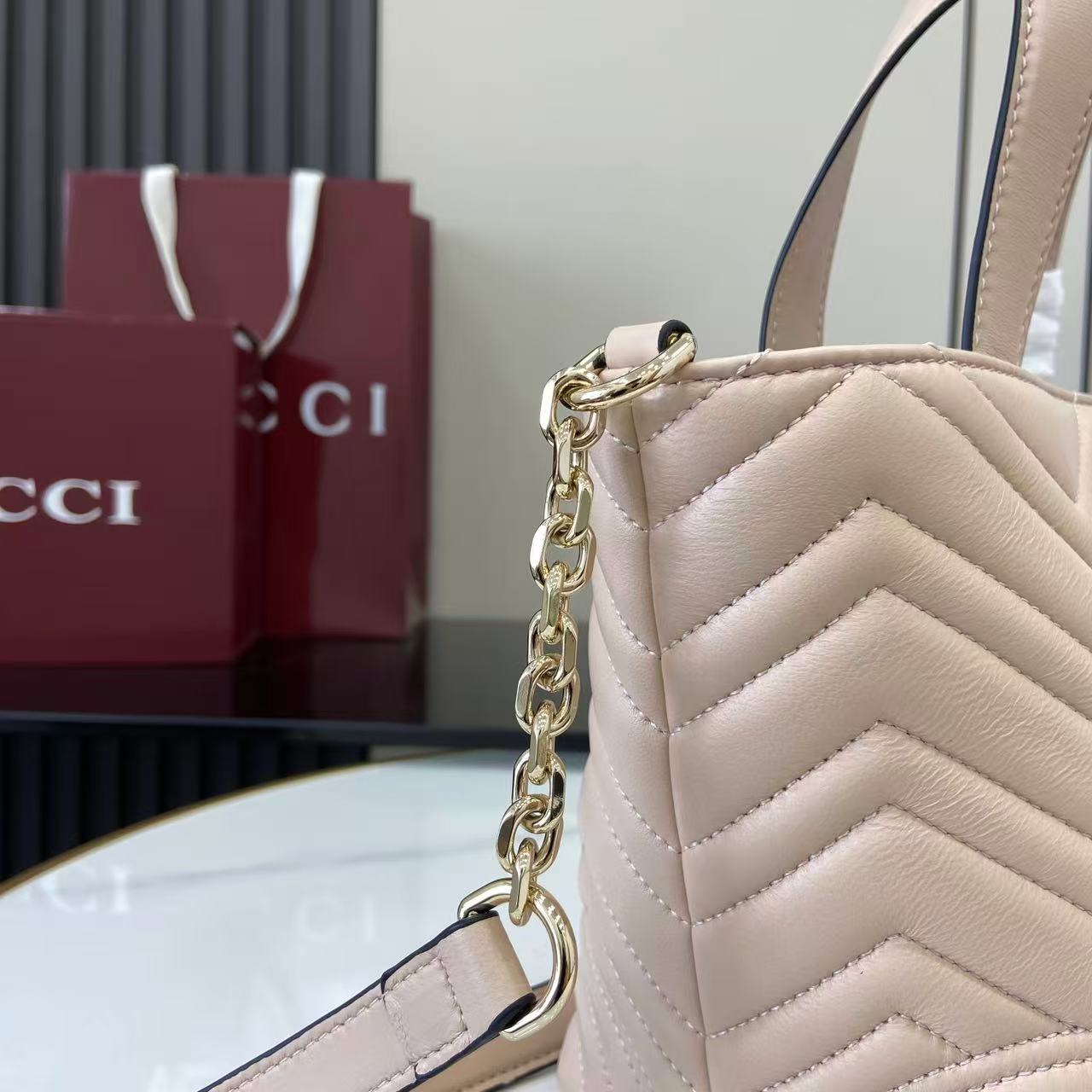 Bagsaaa Gvc*1 Betty small tote bag 847386 light pink -18cm